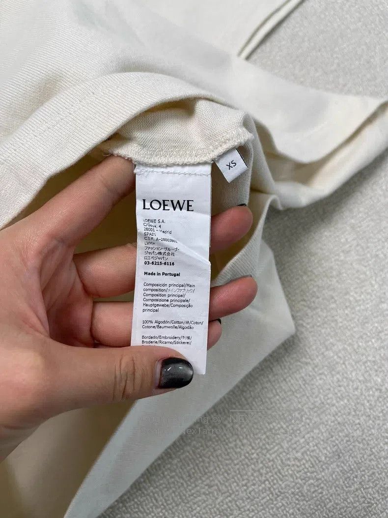 Loewe Loewe Collaboration SS22 Logo Coal Logo Embroidered Short Size XS / US 0-2 / IT 36-38 - 3 Thumbnail