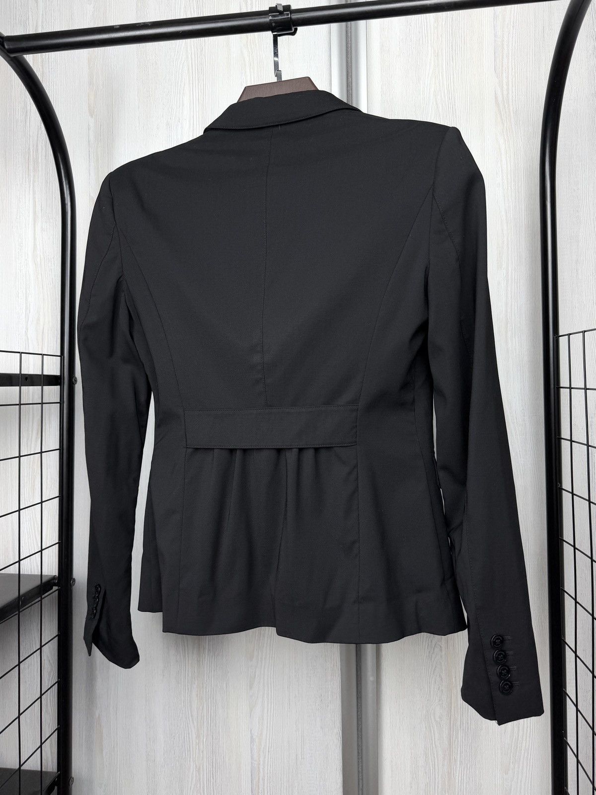 Burberry Burberry London Black Wool Single Breasted Blazer Size S / US 4 / IT 40 - 8 Thumbnail