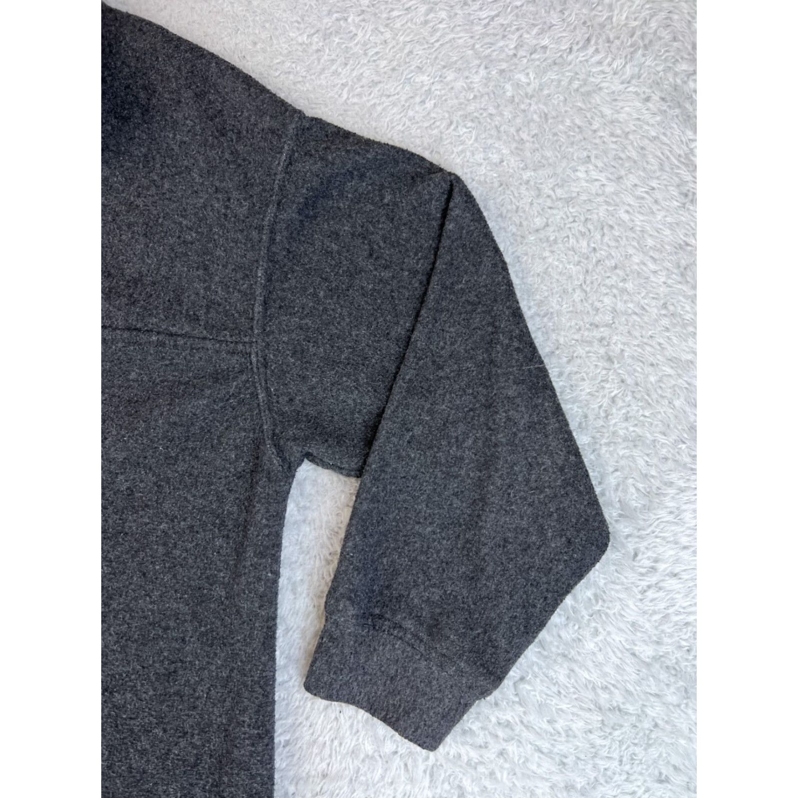 Vintage Justin A'llen XTRA Mens 1/4 Zip Sweater Shirt Casual Dark Heather Gray Fall Winter Spring All Seasons Size US S / EU 44-46 / 1 - 3 Thumbnail