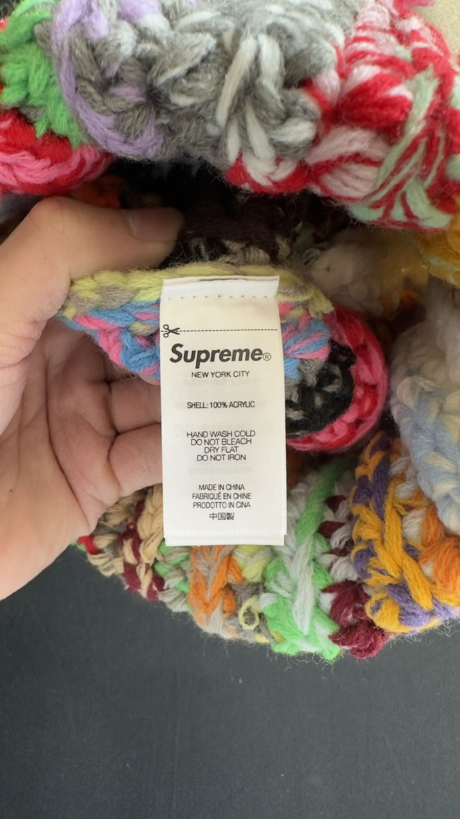 Supreme Supreme Hand Tied Beanie Multicolor Size ONE SIZE - 4 Thumbnail