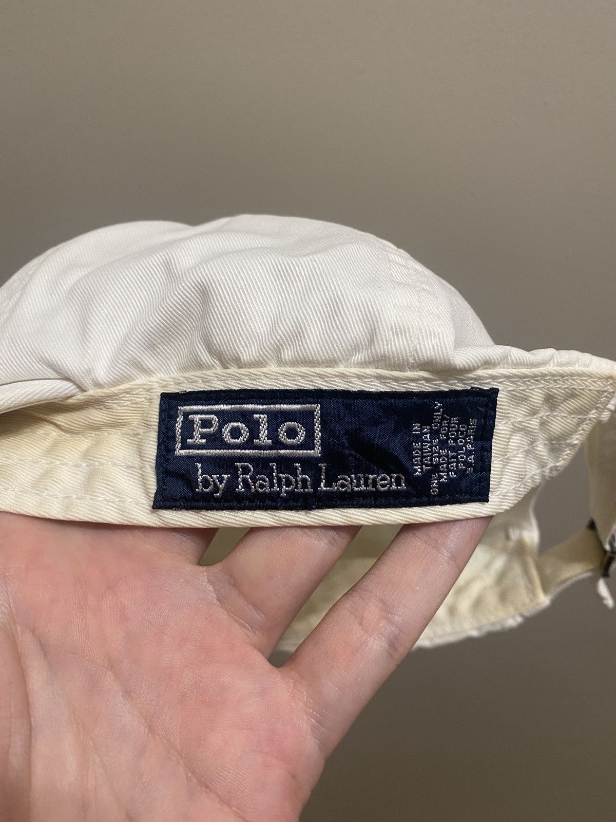 Ralph Lauren × Vintage Vintage trashed distreesed Ralph lauren Small pony cap Size ONE SIZE - 2 Thumbnail