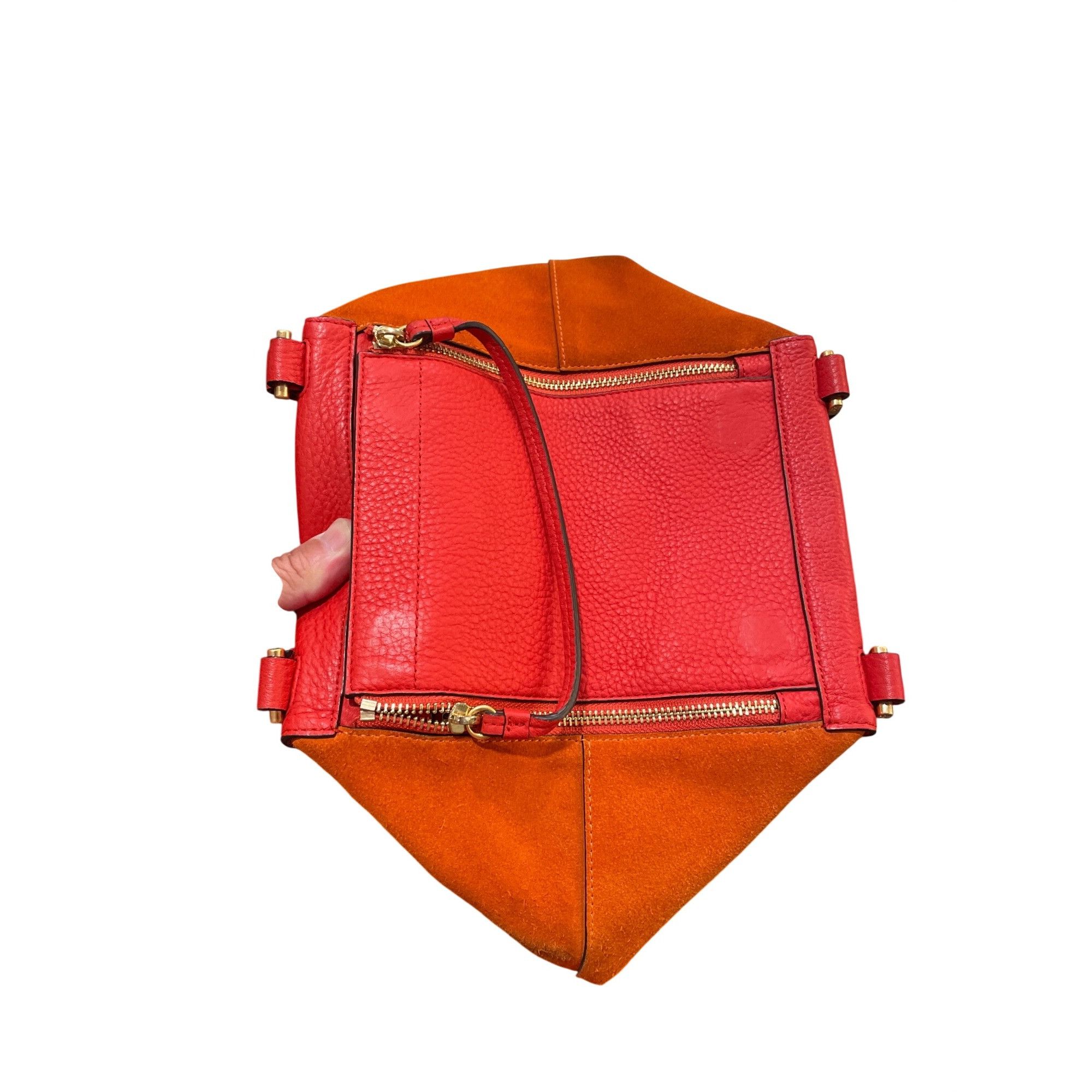 Tory Burch Tory Burch wms red orange suede leather tassled crossbody ha Size ONE SIZE - 13 Thumbnail