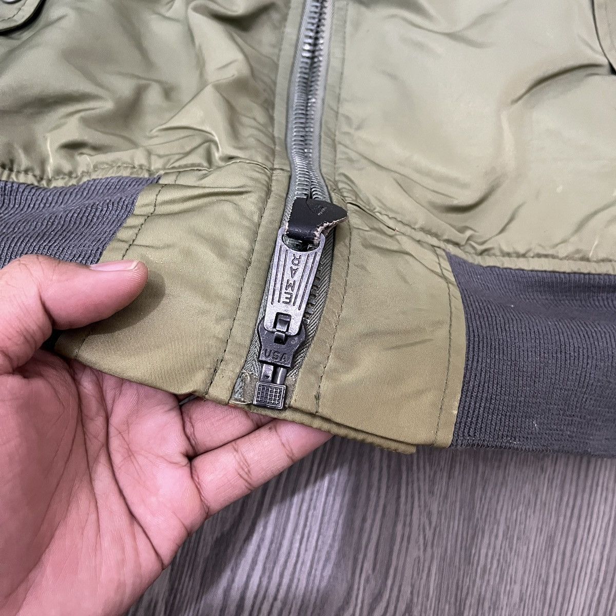 Alpha Industries Crazy Sunfaded Greenbrier Ind Ma-1 Fly Bomber Jacket Size US M / EU 48-50 / 2 - 6 Thumbnail