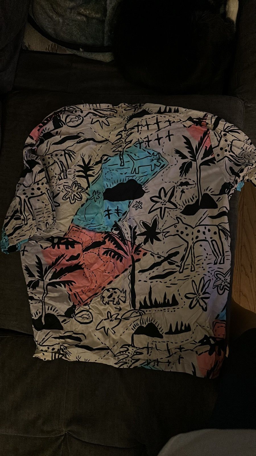 Vintage Vintage 80’s Off Shore Wild Design button-up shirt. Rare! Size US XL / EU 56 / 4 - 5 Thumbnail