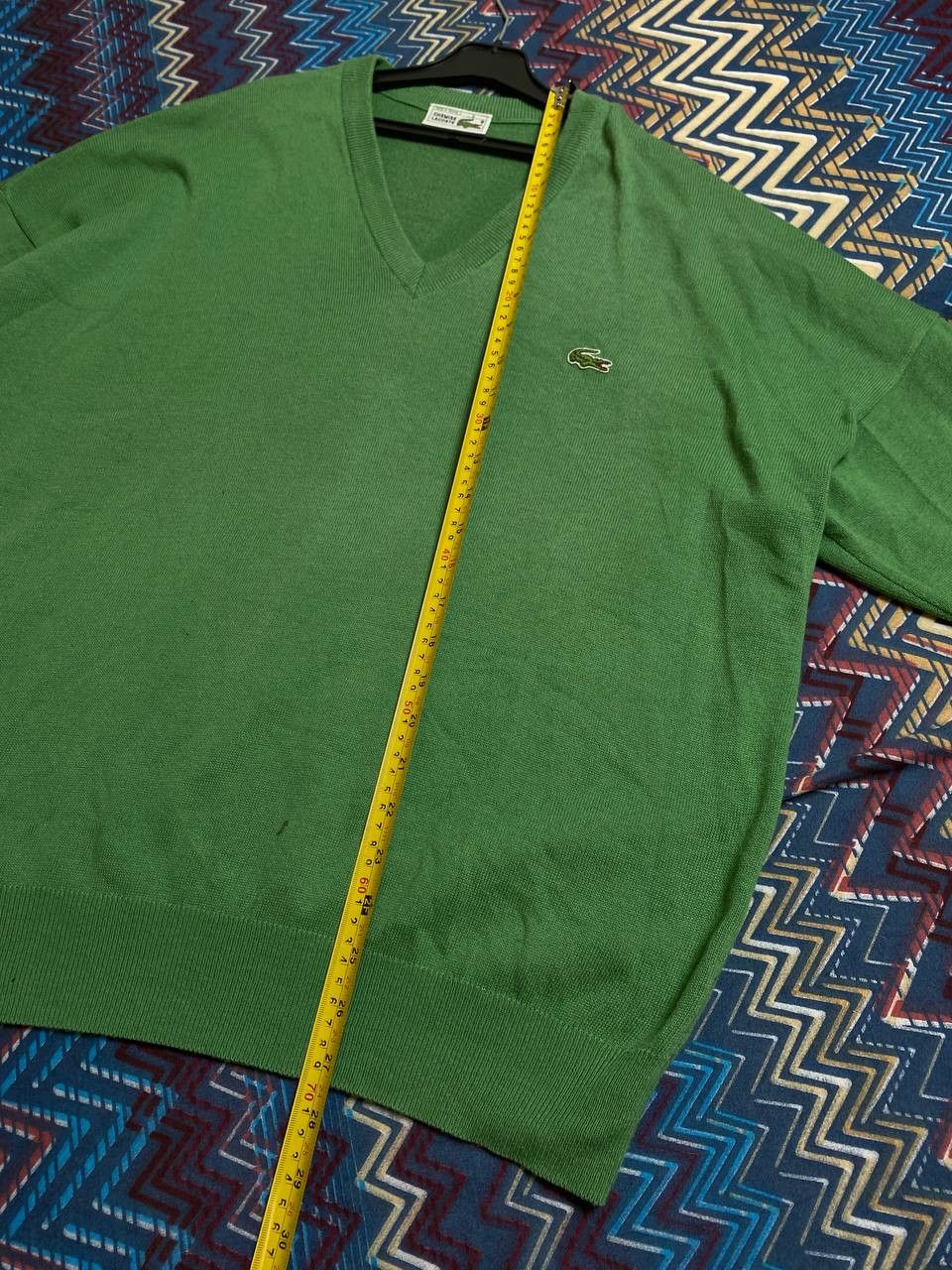 Lacoste Y2K Vintage Streetwear Long Sleeve green Lacoste logo Size US XXL / EU 58 / 5 - 13 Thumbnail