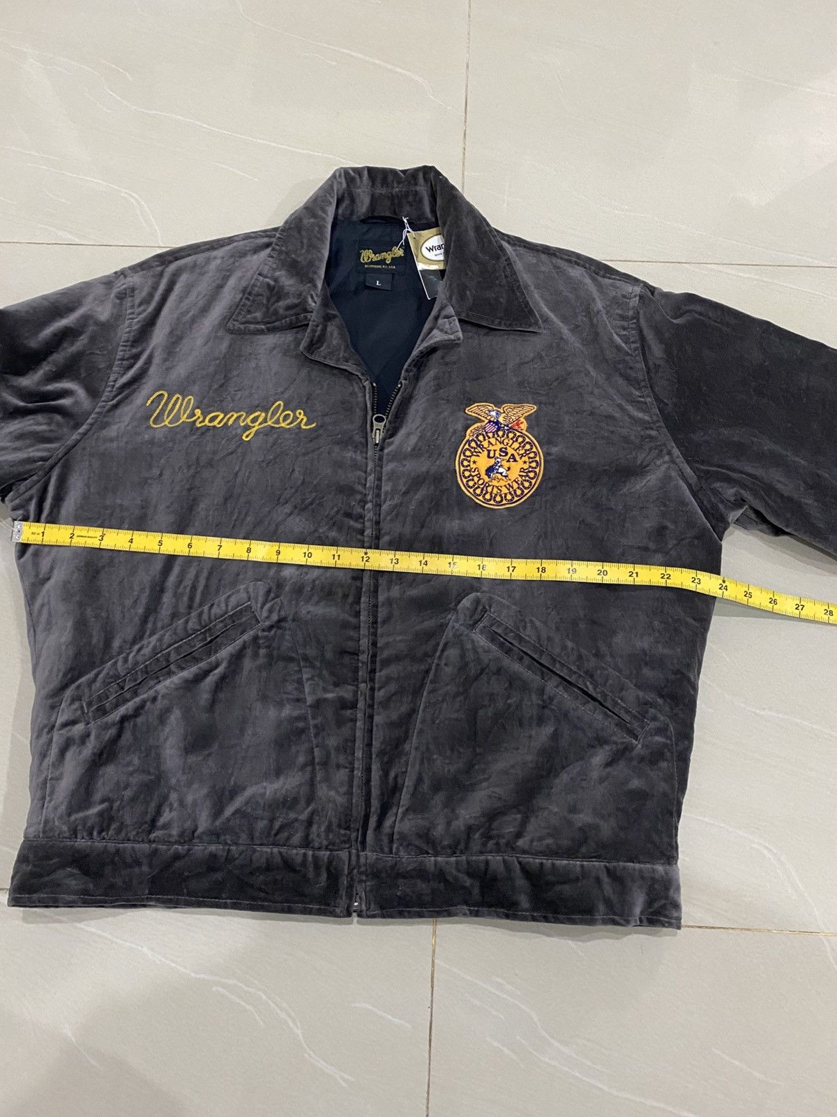 Wrangler Wrangler Texas Usa FFA Style Brown Velvet Jacket Size US L / EU 52-54 / 3 - 6 Thumbnail