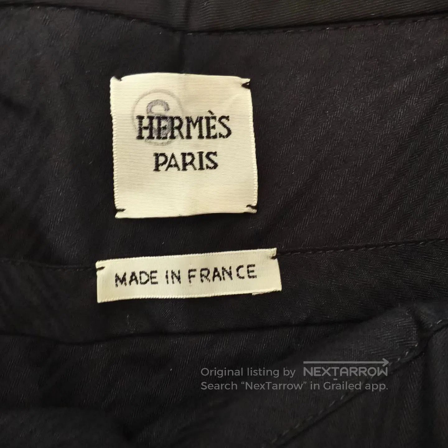 Hermes Hermes Black Logo Belt Shorts. Size US 40 / EU 56 - 3 Thumbnail