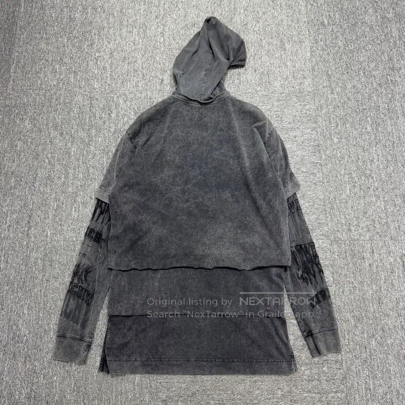Givenchy Givenchy Washed distressed three-layer patchwork hooded sh Size US M / EU 48-50 / 2 - 4 Thumbnail