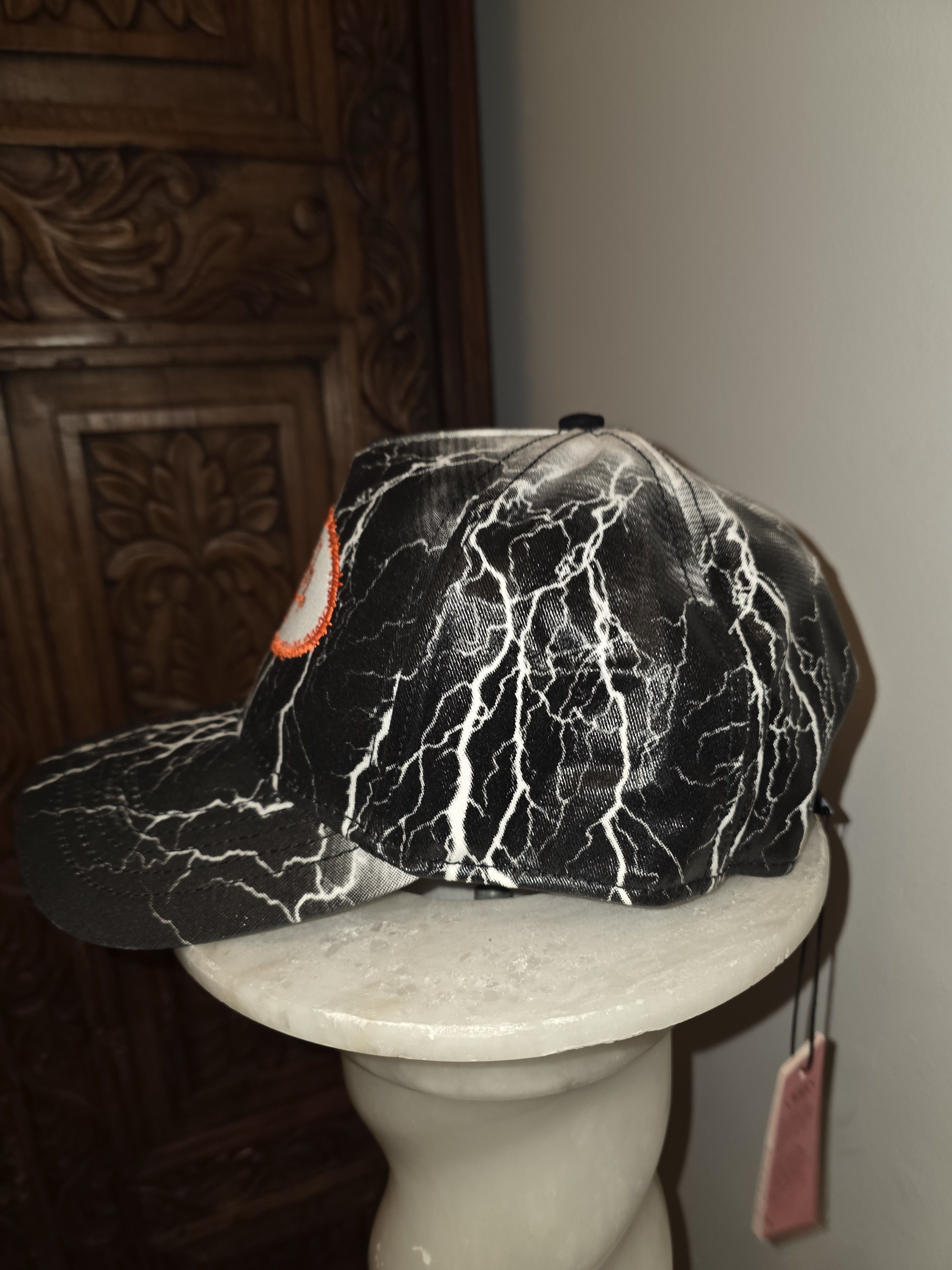 Marc Jacques Burton MJB x Von Dutch Lightning Graphic Trucker Cap Black Y2K Size ONE SIZE - 3 Thumbnail