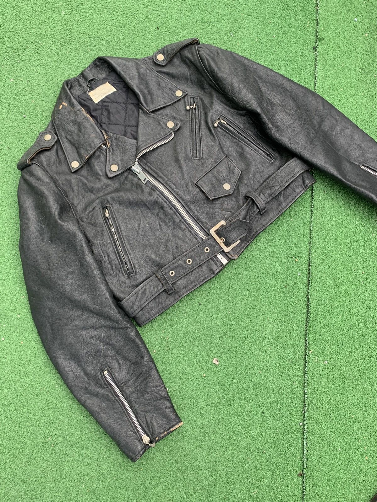 Genuine Leather VINTAGE TRUE DOUBLE COLLAR LEATHER JACKET Size US M / EU 48-50 / 2 - 2 Thumbnail