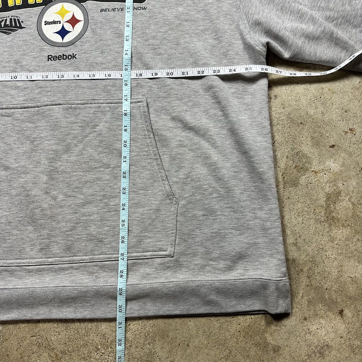 Reebok VTG 2008 Reebok NFL Pittsburgh Steelers Football Hoodie Size US XL / EU 56 / 4 - 5 Thumbnail