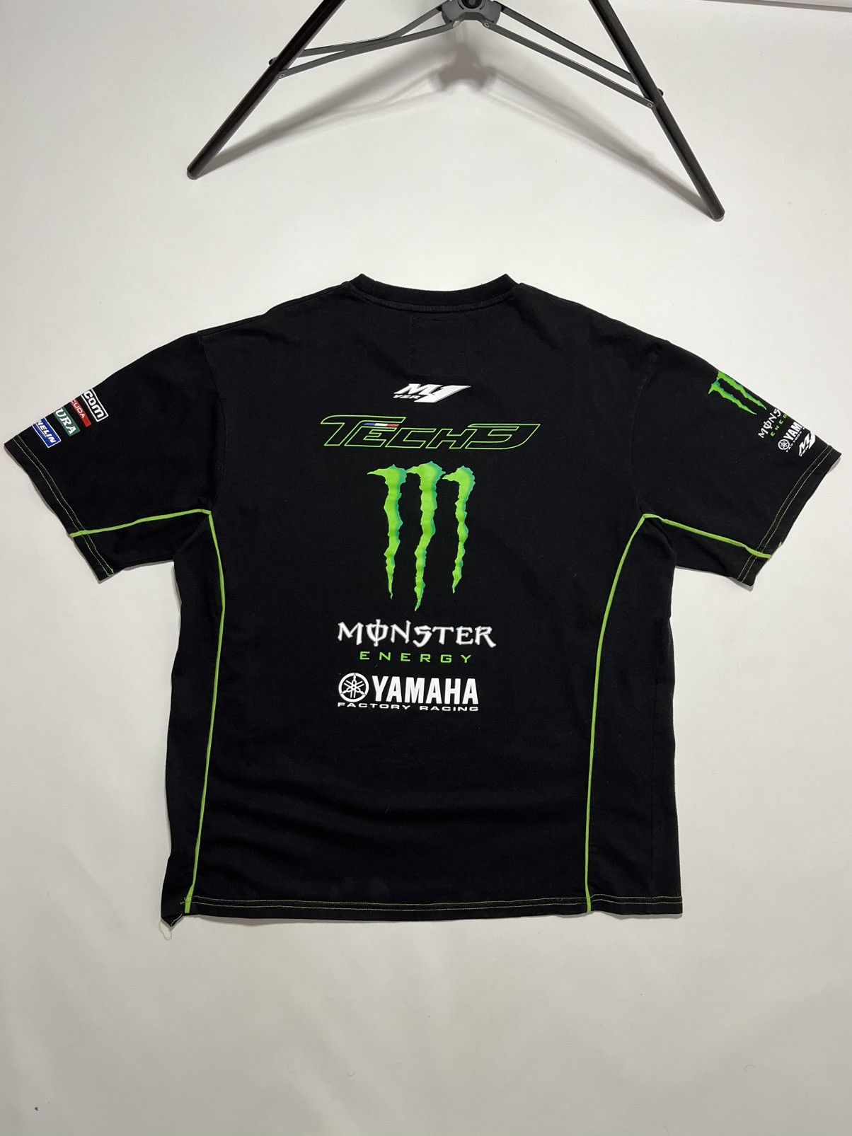 Racing × Vintage × Yamaha Vintage Monster Energy Yamaha Tech3 Racing T ...