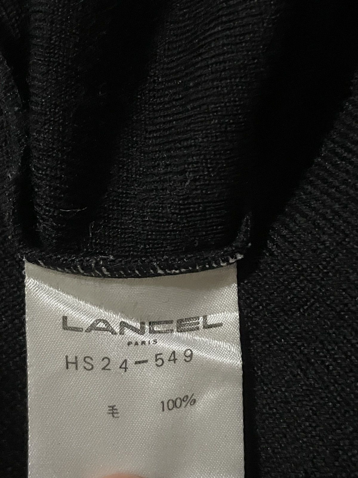 Lancel Lancel Black Sweater Size ONE SIZE - 3 Thumbnail
