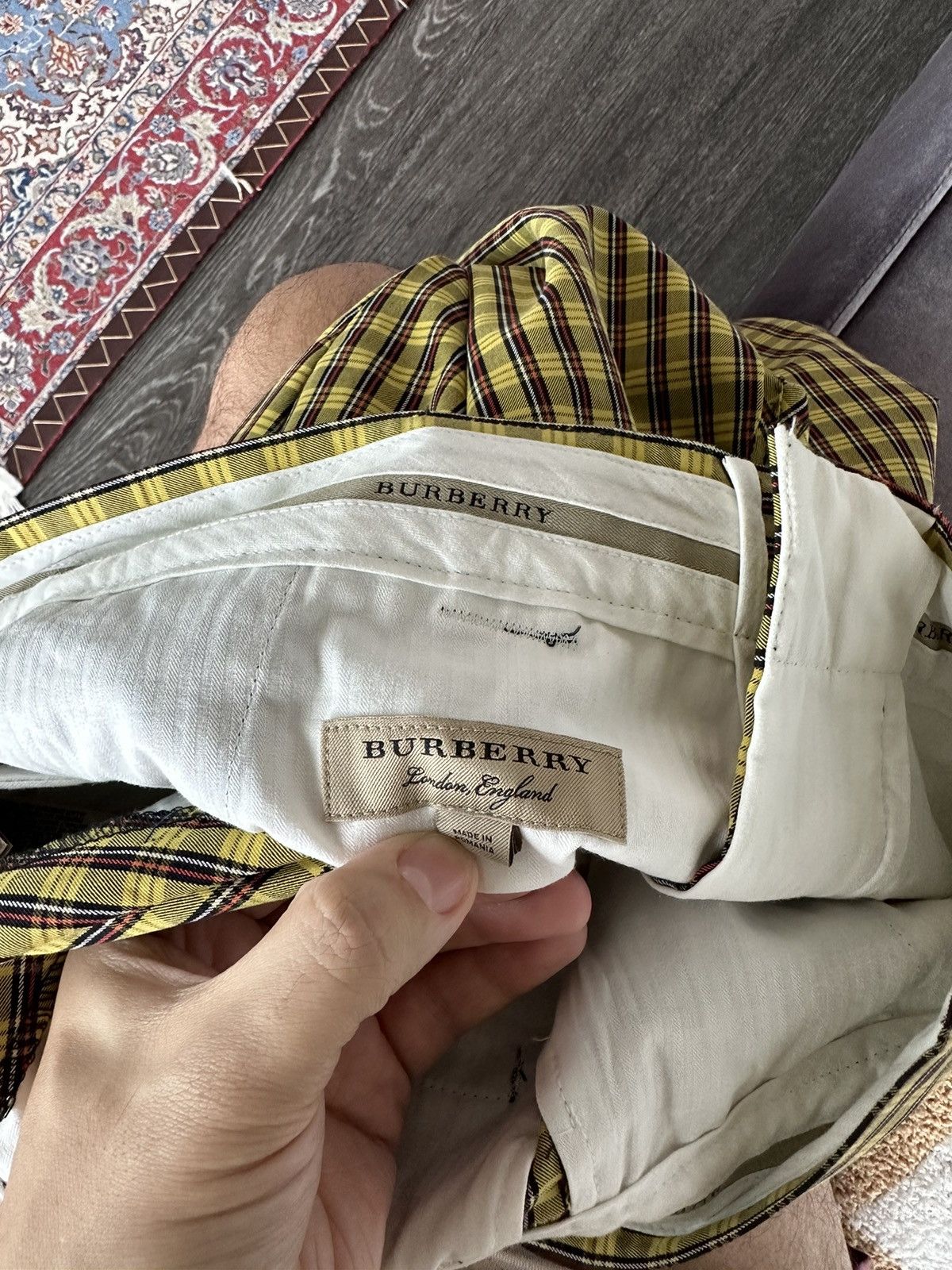 Burberry Burberry London Checkered Pants Size US 29 - 5 Thumbnail