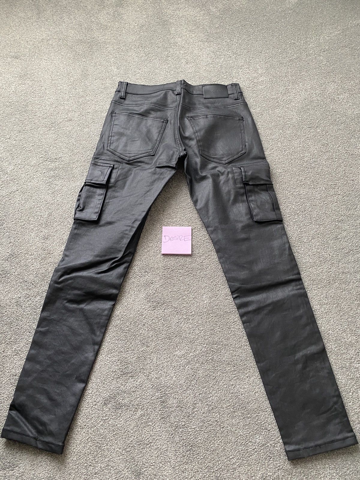 Valabasas Black waxed cargo denim valabasas size 30 Size US 30 / EU 46 - 2 Thumbnail