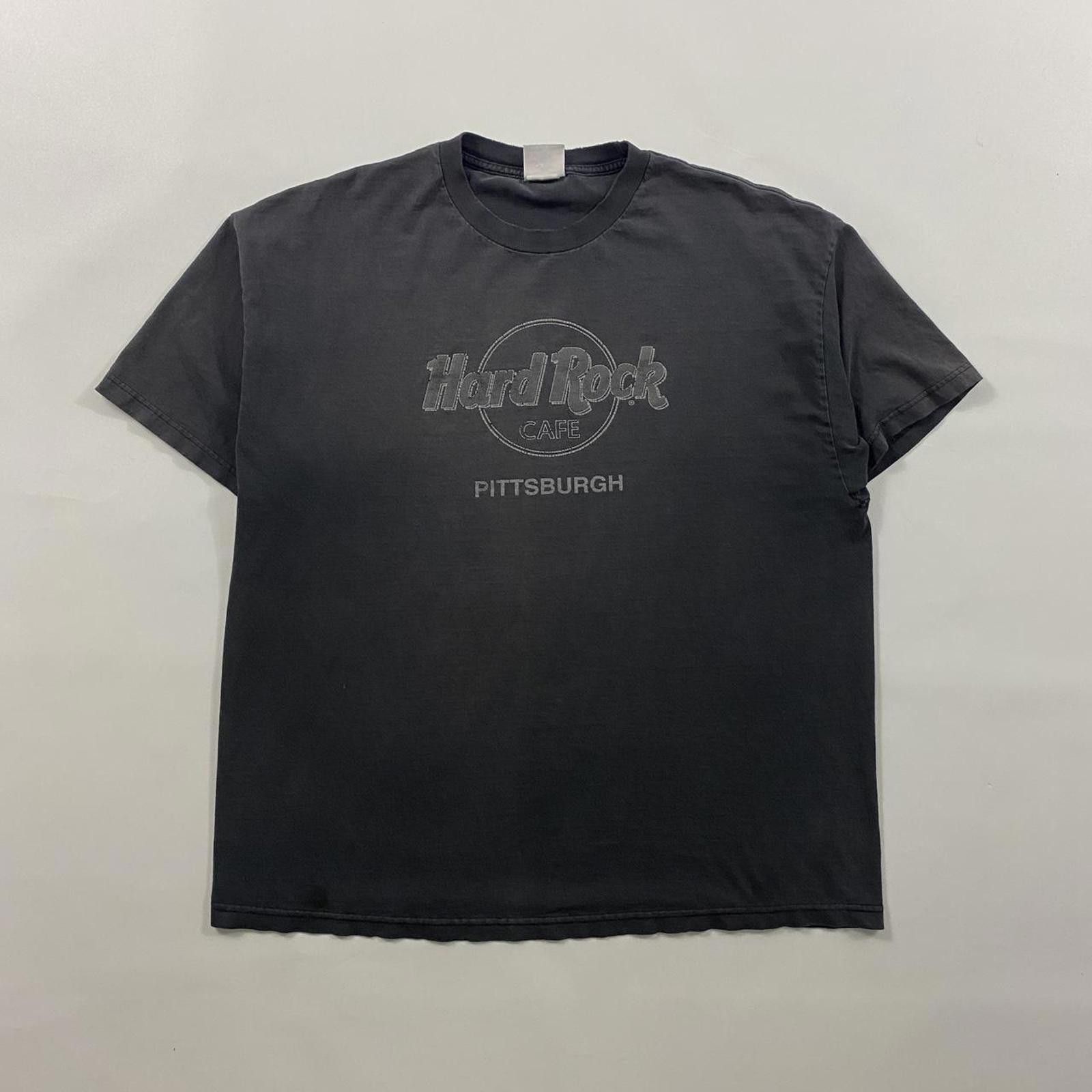 Hard Rock Cafe Vintage 90s Faded Hard Rock Black Tee Size US XL / EU 56 / 4 - 1 Thumbnail