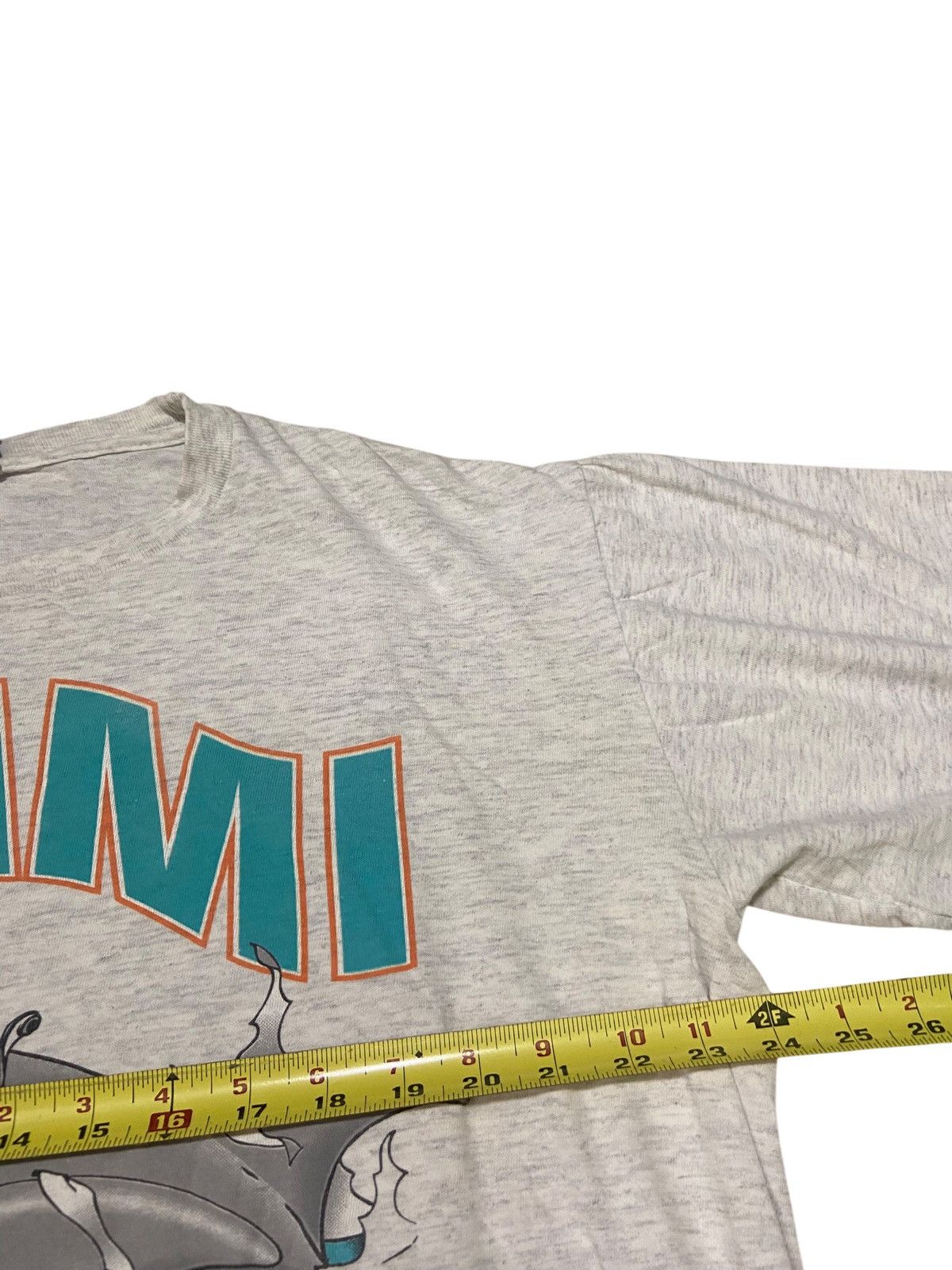Nutmeg × Vintage Vintage 90s Miami Dolphins Breakthrough T Shirt Size XL Size US XL / EU 56 / 4 - 10 Thumbnail