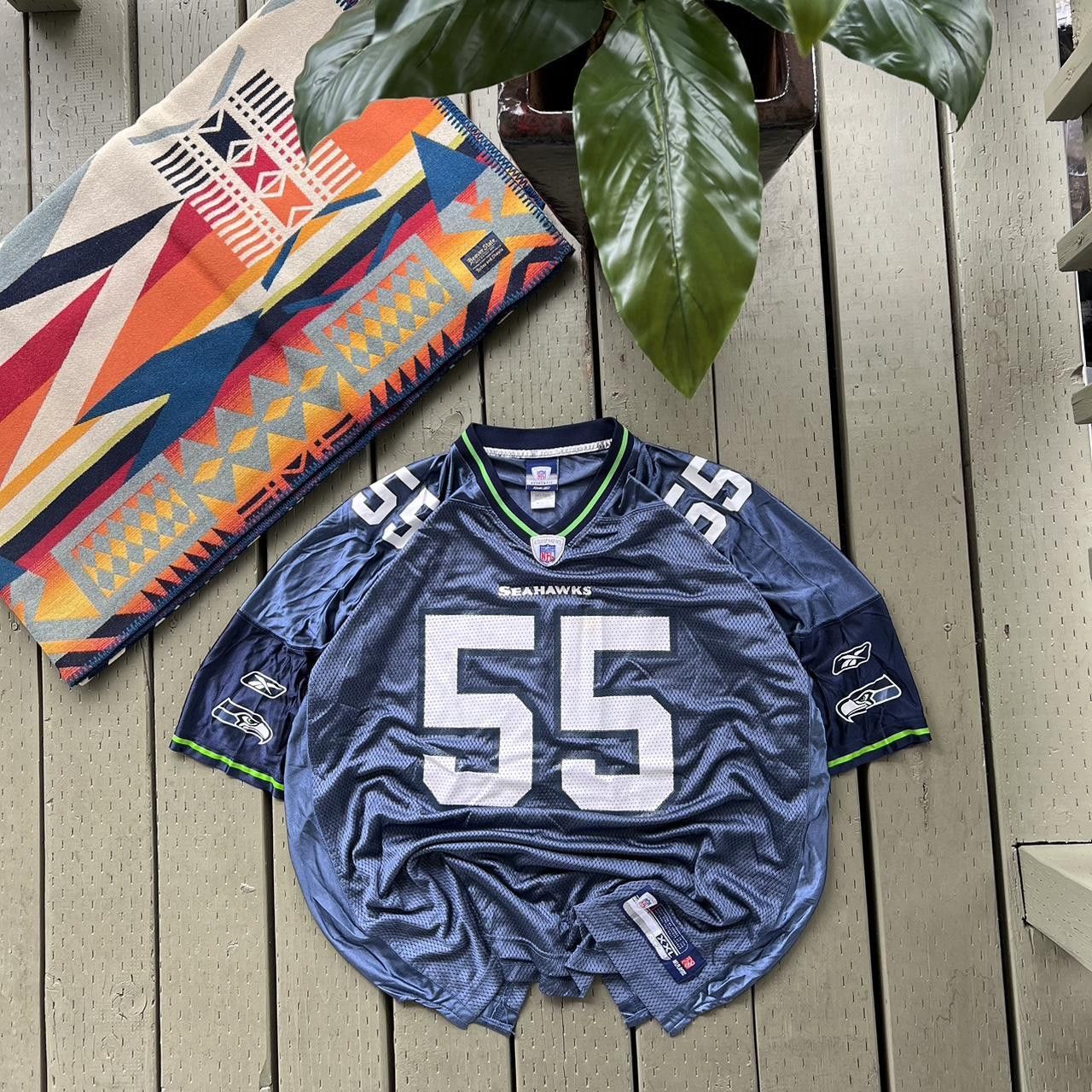 NFL Seattle Seahawks Reebok Darryl Tapp Jersey Size US XXL / EU 58 / 5 - 4 Thumbnail