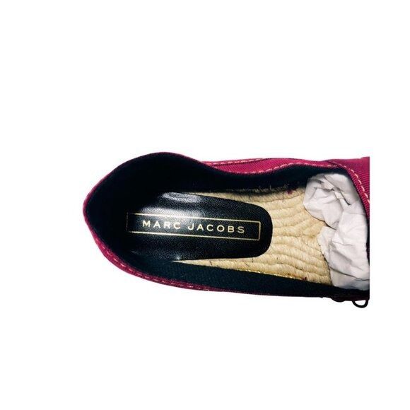 Marc Jacobs Marc Jacobs Womens Red Wine Sienna Gold Heel Espadrilles Sli Size US 8 / IT 38 - 8 Thumbnail