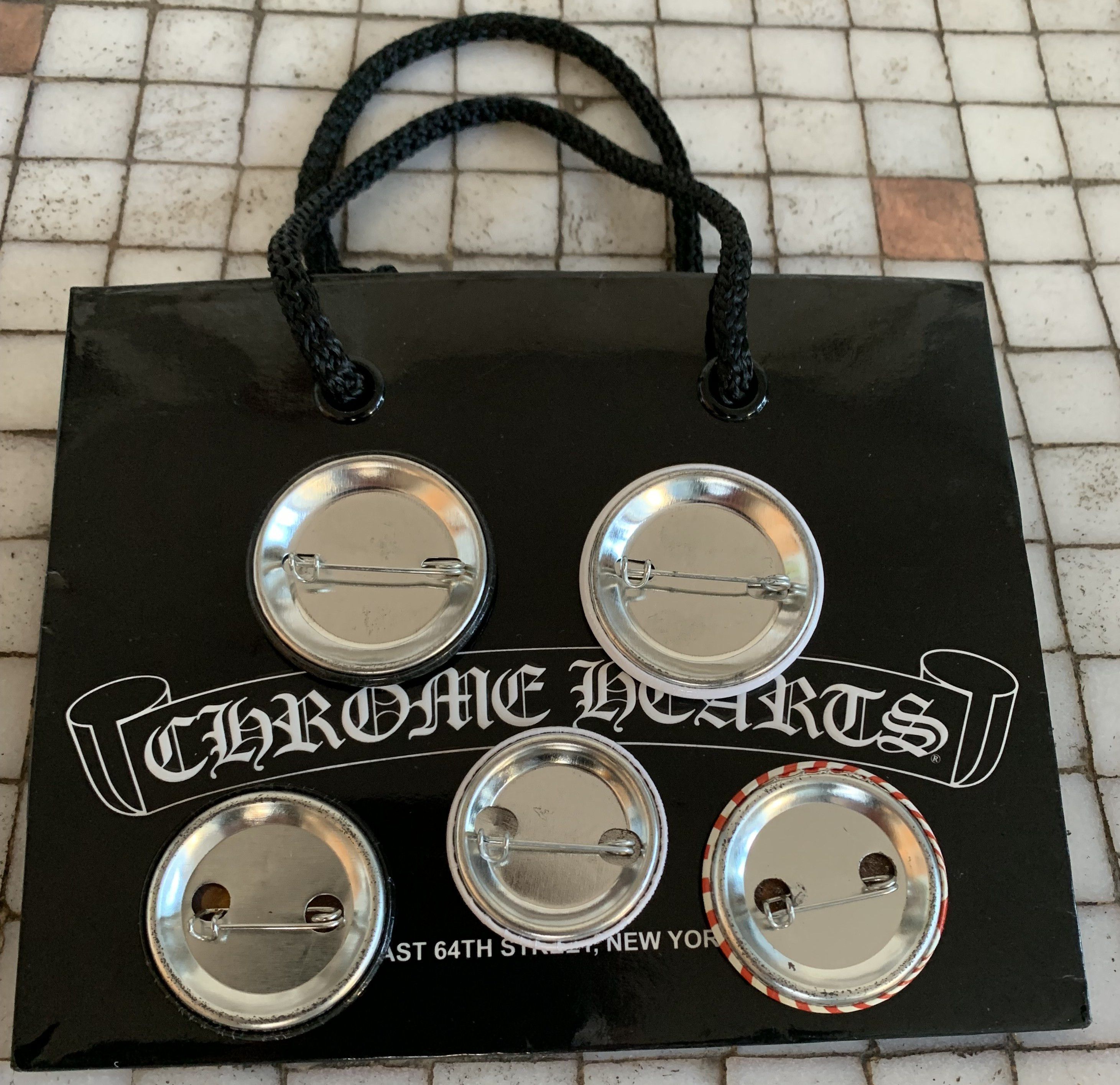 Chrome Hearts Chrome Hearts Set of 5 Pins + Bag Size ONE SIZE - 3 Thumbnail