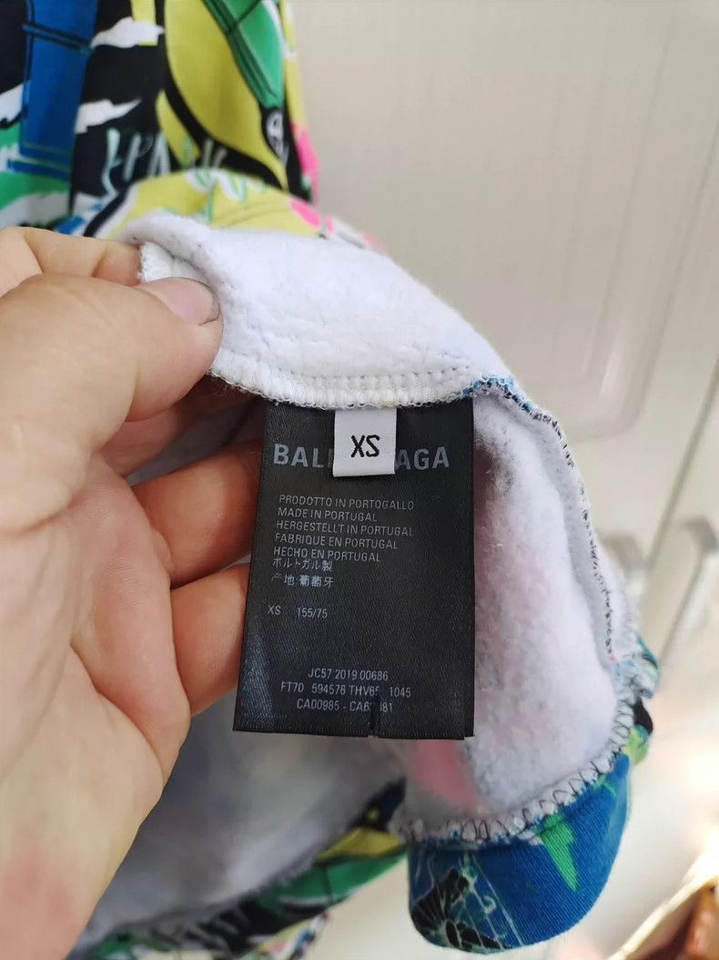Balenciaga Balenciaga Women's Printed Sports Hoodie-2506 Size XS / US 0-2 / IT 36-38 - 6 Thumbnail