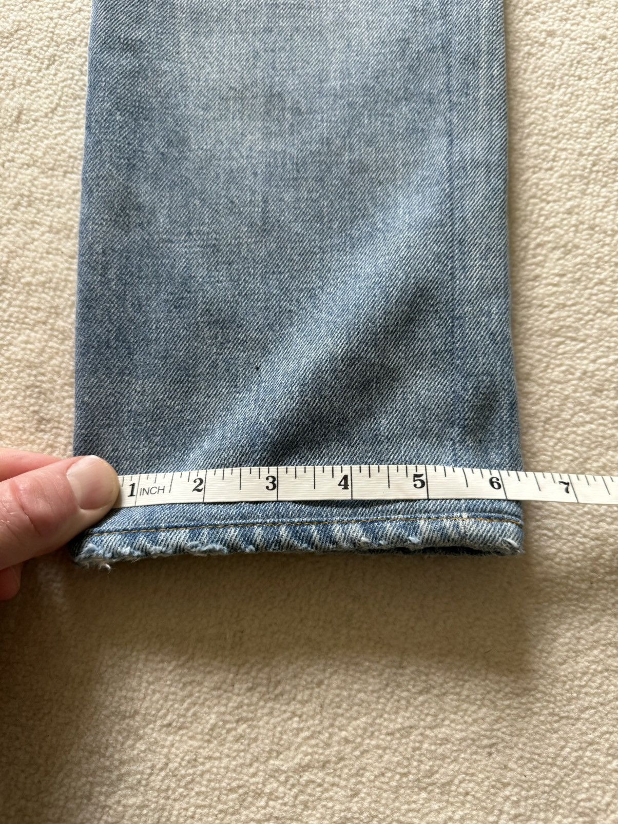 Saint Laurent Paris Saint Laurent slim ripped denim jeans 30 Santa Monica wash Size US 30 / EU 46 - 5 Thumbnail