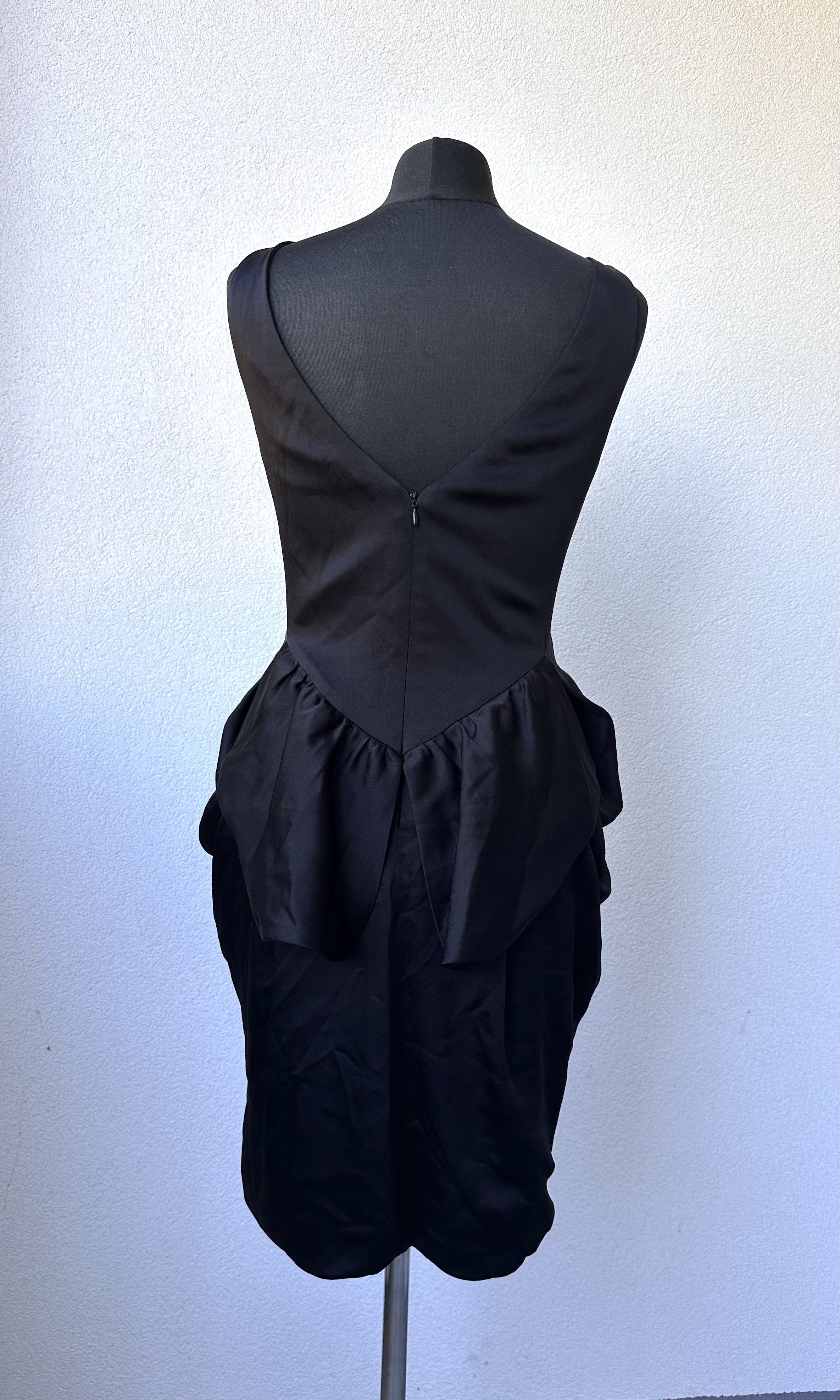 Bcbgmaxazria BCBG Maxazria women midi black dress Size S / US 4 / IT 40 - 6 Thumbnail