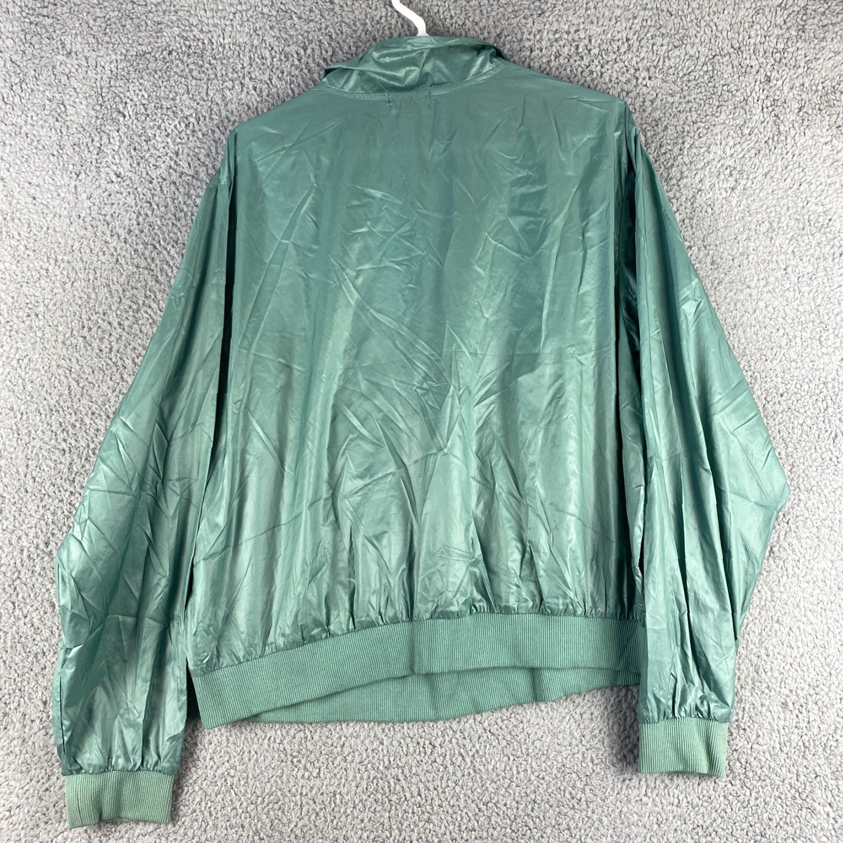 Vintage Wild Fable Windbreaker Jacket Womens XXL Green 1/4 Zip NWOT 47-5 Size XXL / US 16-18 / IT 52-54 - 6 Thumbnail