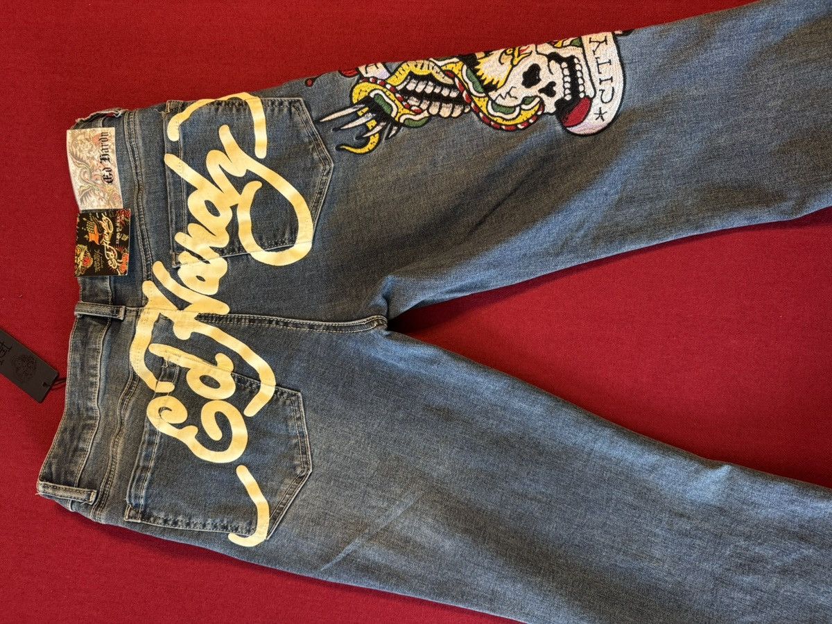 Ed Hardy × Vintage Ed Hardy Denim Size 30" / US 8 / IT 44 - 2 Thumbnail