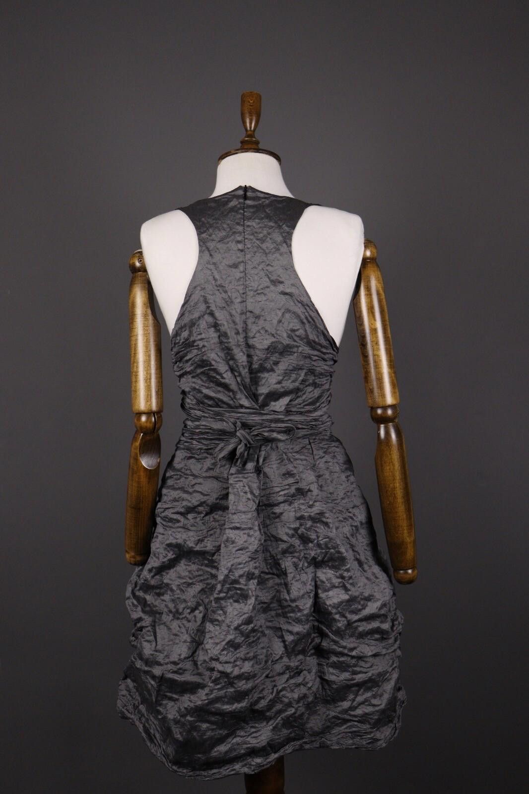 Designer Sarah Pacini Stunning Gray Bubble Dress Dress Size 4 L / XL Size S / US 4 / IT 40 - 5 Thumbnail