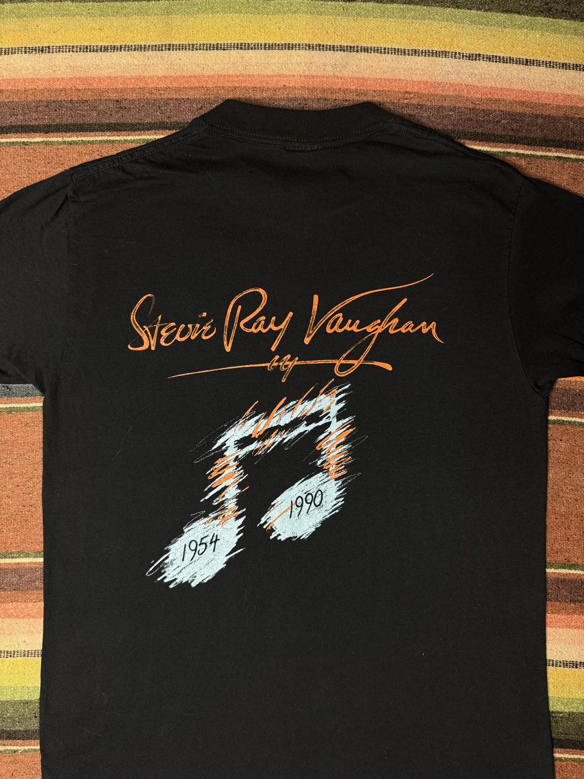 Band Tees × Vintage Vintage 1990 Stevie Ray Vaughan Band Tee Shirt Size US S / EU 44-46 / 1 - 8 Thumbnail