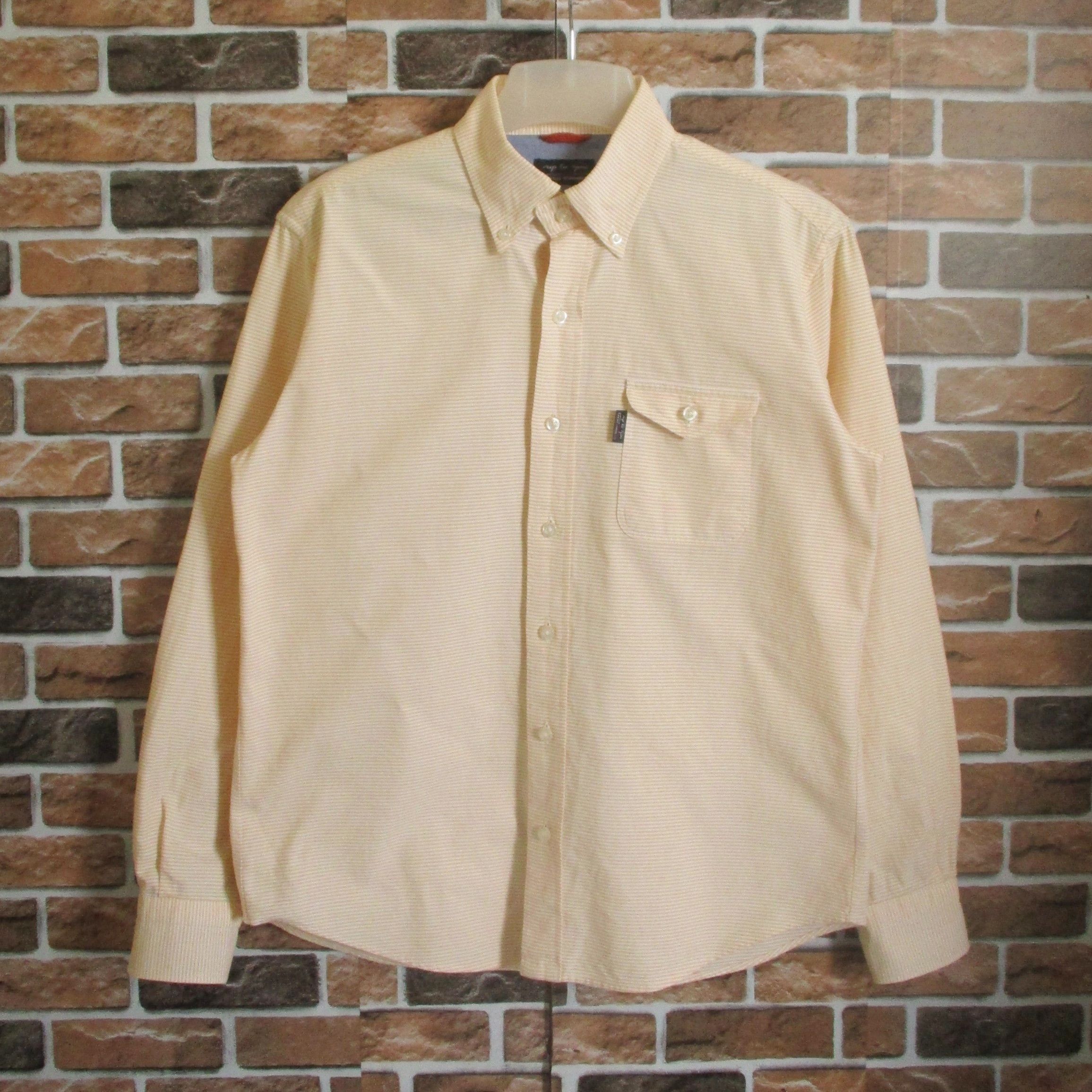 Kansai Yamamoto Up To You Striped Cotton Pleated Shirt Size US M / EU 48-50 / 2 - 1 Thumbnail