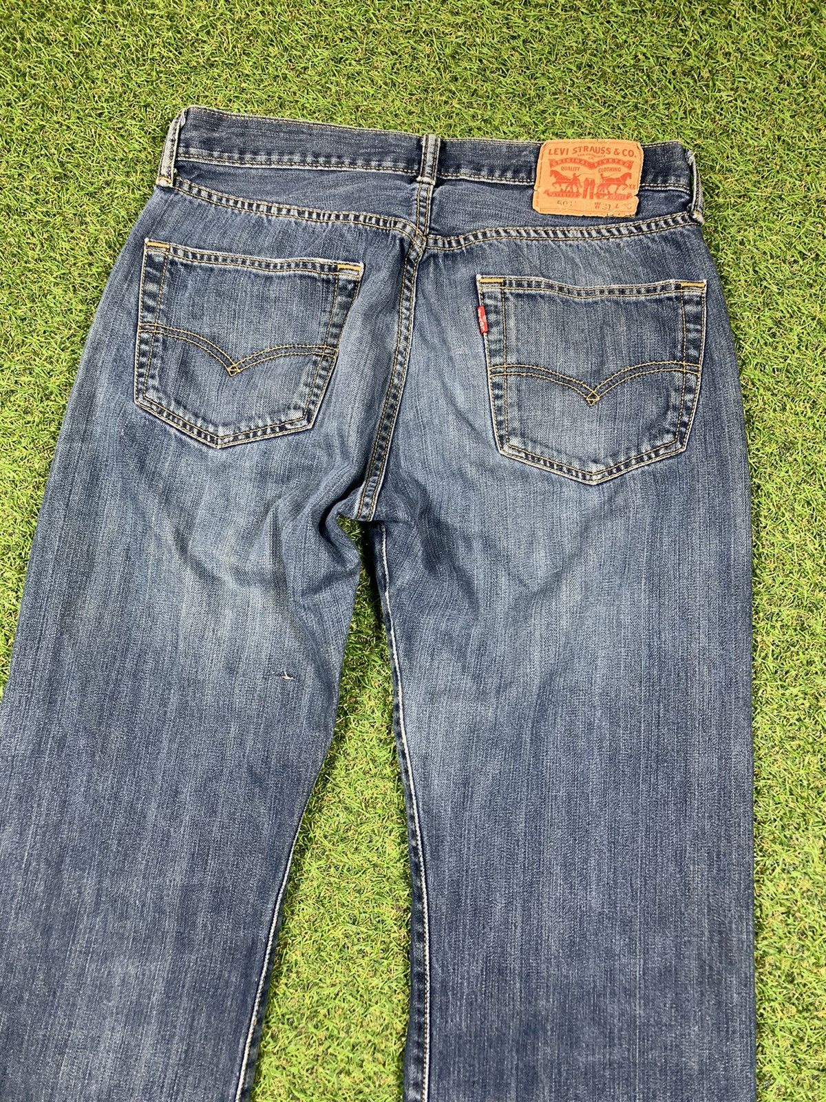 Levi's Vintage 90s Levi’s 501 jeans denim distressed size 31x30 Size US 31 - 4 Thumbnail