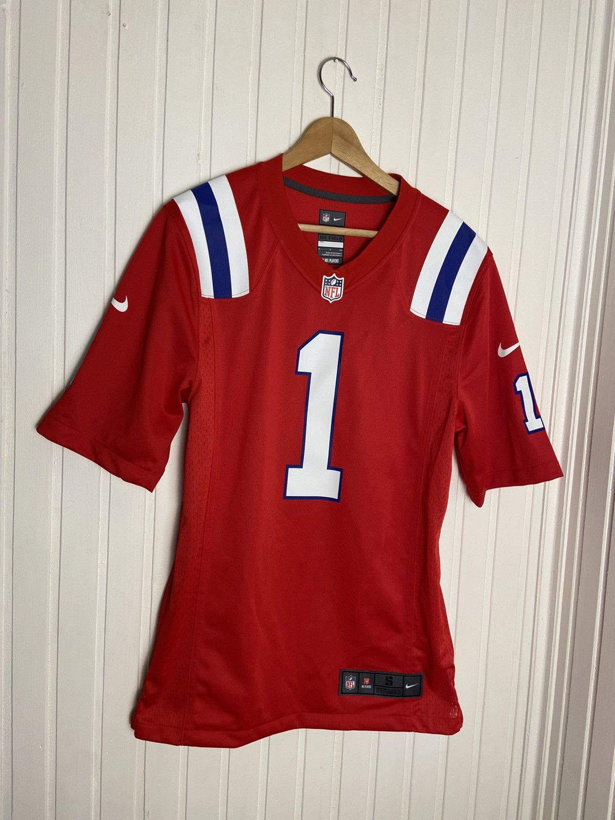 Nike New New England Patriots NFL Jersey Red Authentic Newton S Size US S / EU 44-46 / 1 - 6 Thumbnail