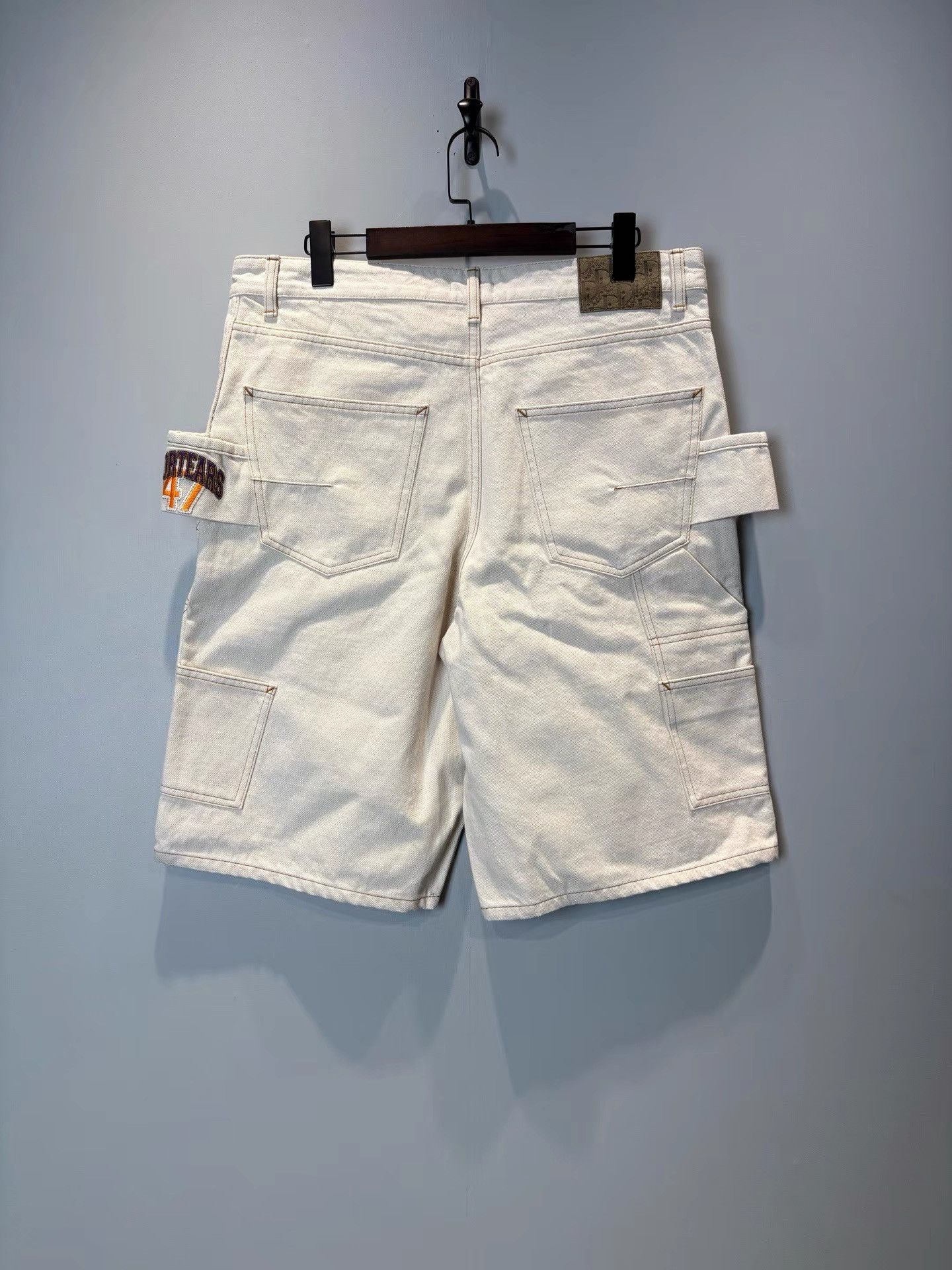 Dior DIOR x Denim Tears SS23 Embroidered Plaid Cargo Shorts K36 Size US 34 / EU 50 - 2 Thumbnail