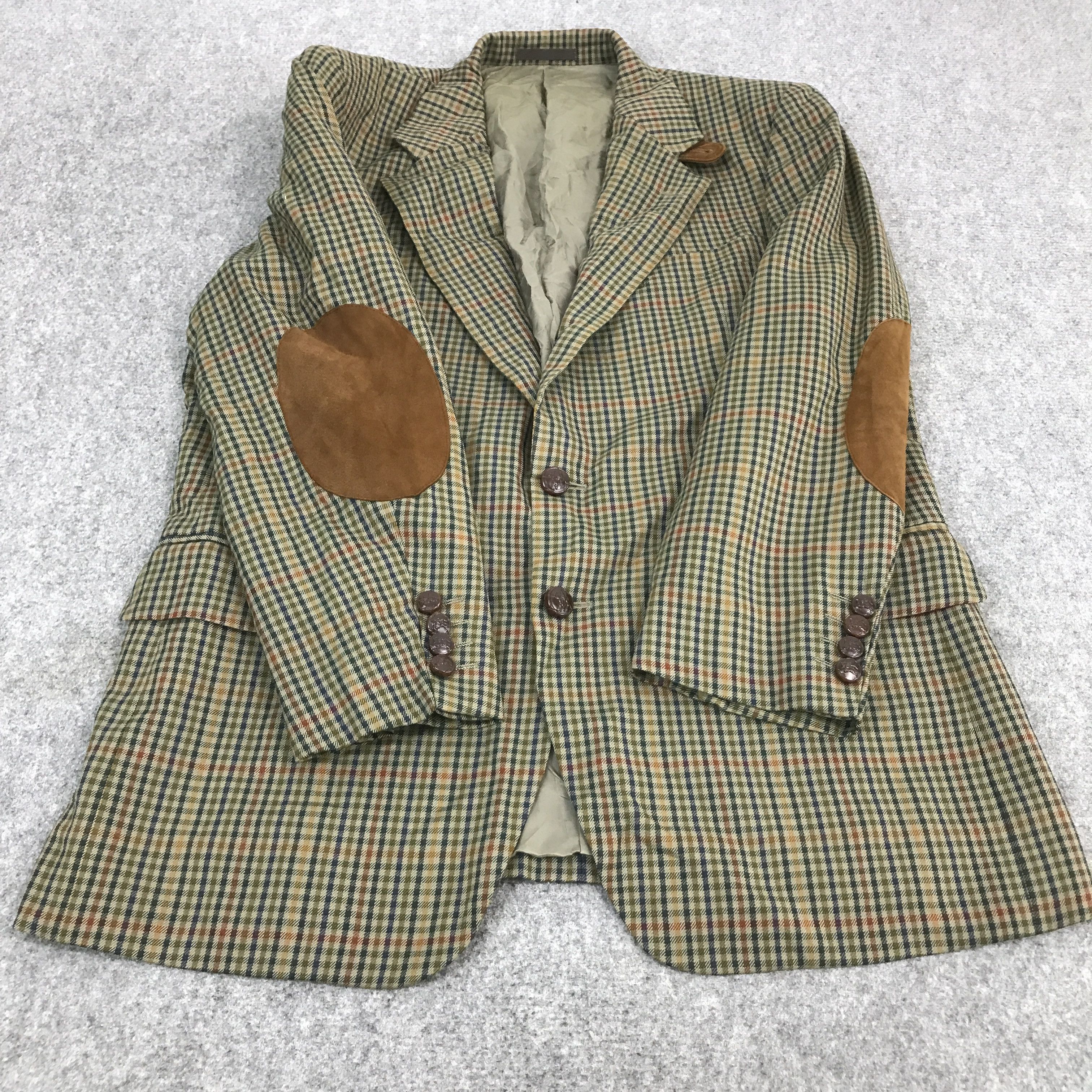 Burberry × Japanese Brand BURBERRYS FLANNEL BLAZER COAT JACKET Size US L / EU 52-54 / 3 - 8 Thumbnail