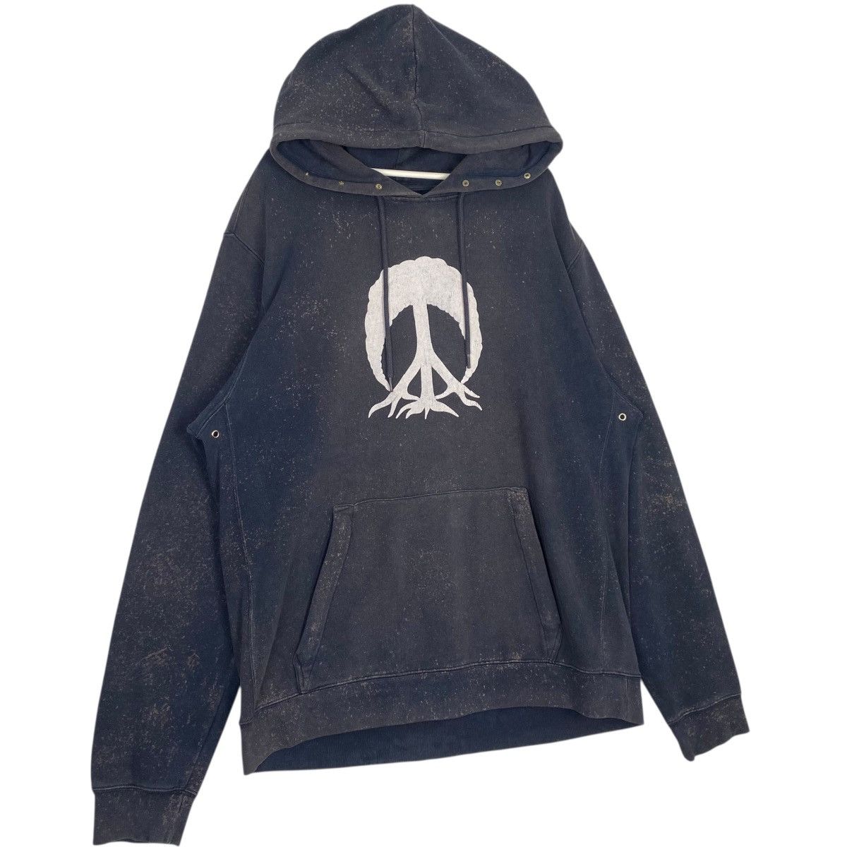 Vintage Vintage GNarly Hoodie Navy Blue Pullover Jumper Size XL Size US XL / EU 56 / 4 - 3 Thumbnail