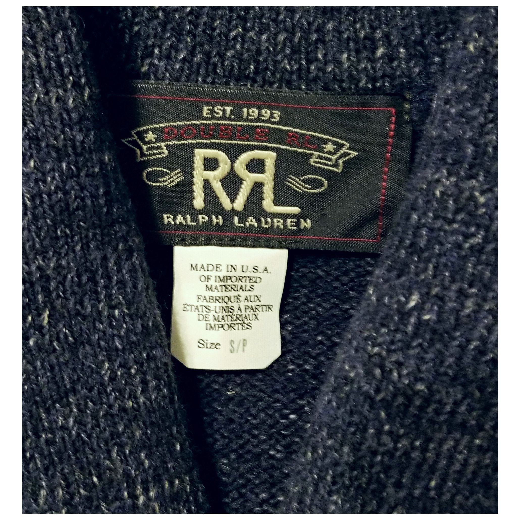 RRL Ralph Lauren NWT☆DOUBLE RL RALPH LAUREN SWEATER- SIZE SMALL-🇺🇸MADE IN USA Size US S / EU 44-46 / 1 - 9 Thumbnail
