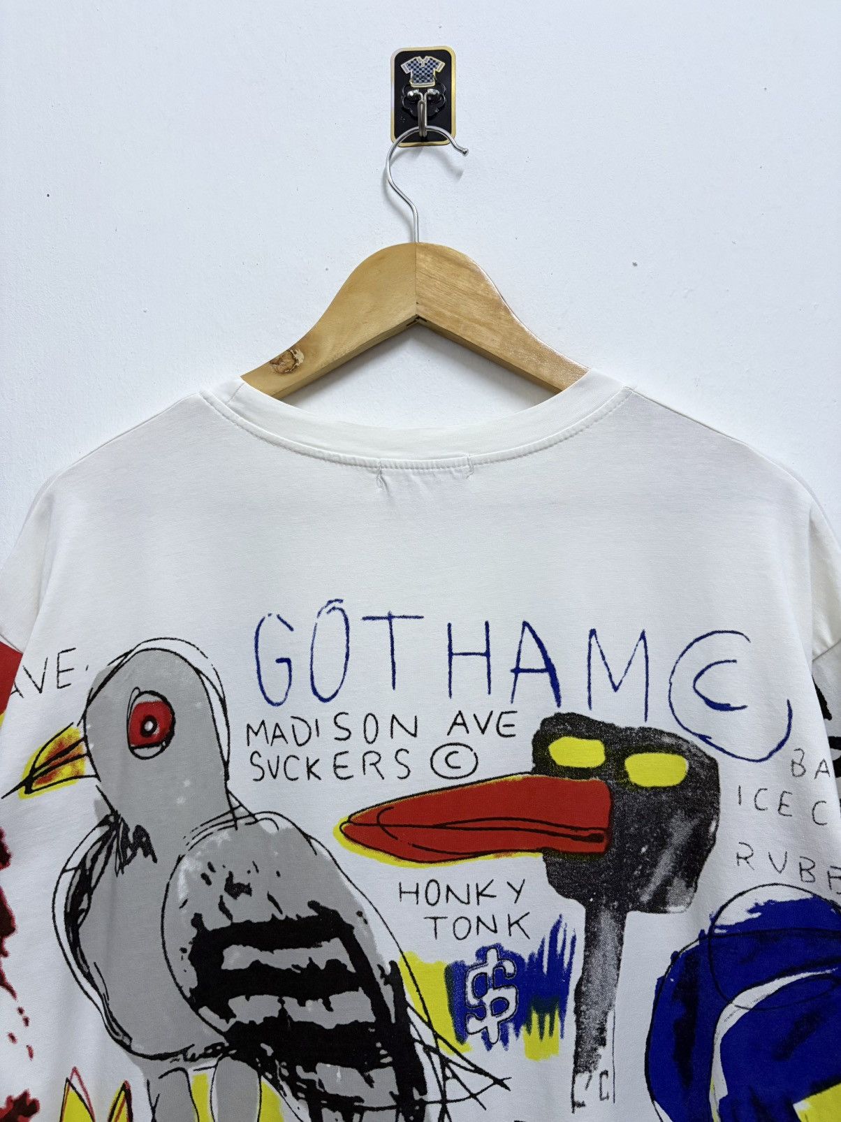 Jean-Michel Basquiat Vintage Bootleg Jean Michel Basquiat - Superman T-Shirt Size US L / EU 52-54 / 3 - 4 Thumbnail