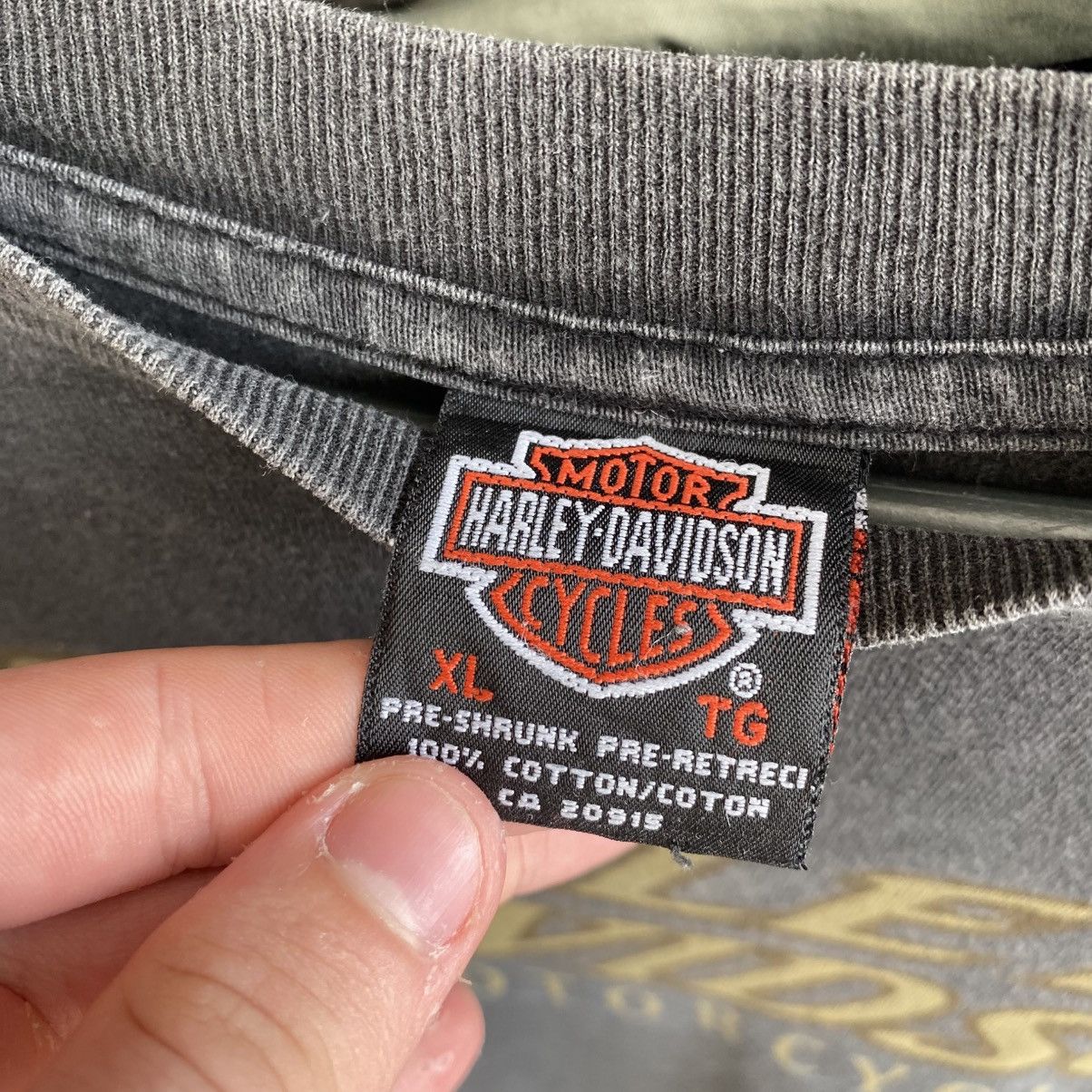 Harley Davidson Vintage Harley Davidson Cameron Big Logo 90’s USA tee Size US XL / EU 56 / 4 - 7 Thumbnail