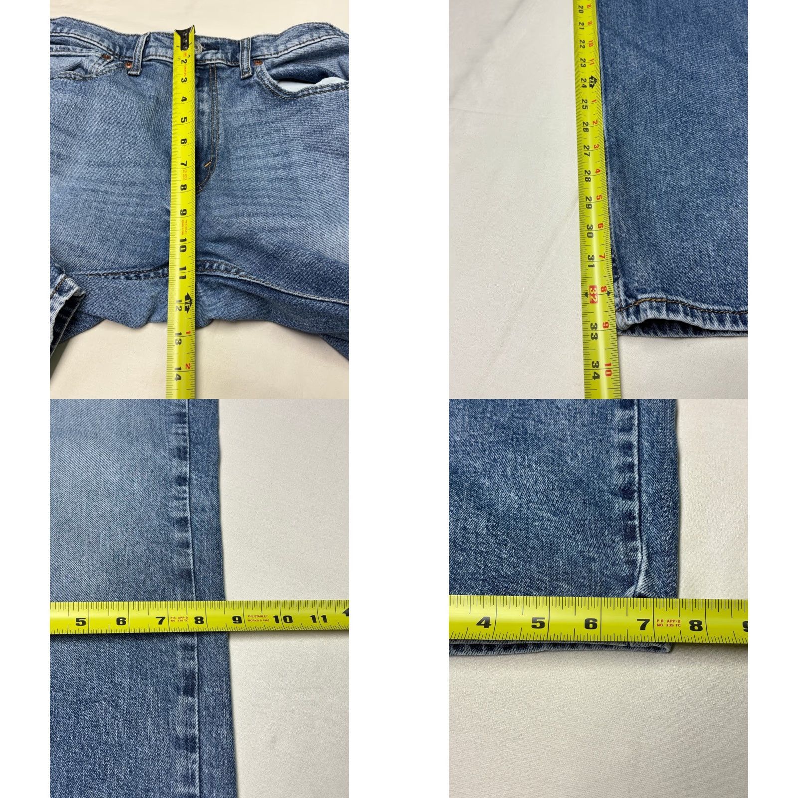 Vintage Levi Strauss 505 Regular Fit Straight Leg Jeans Medium Wash Mens W34 L34 Jeans Size US 34 / EU 50 - 9 Thumbnail