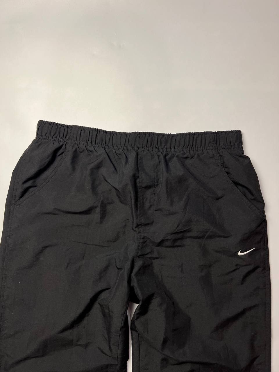 Nike 👖 Nike Black Track Pants – Minimalist Sportswear Staple Size US 37 - 3 Thumbnail