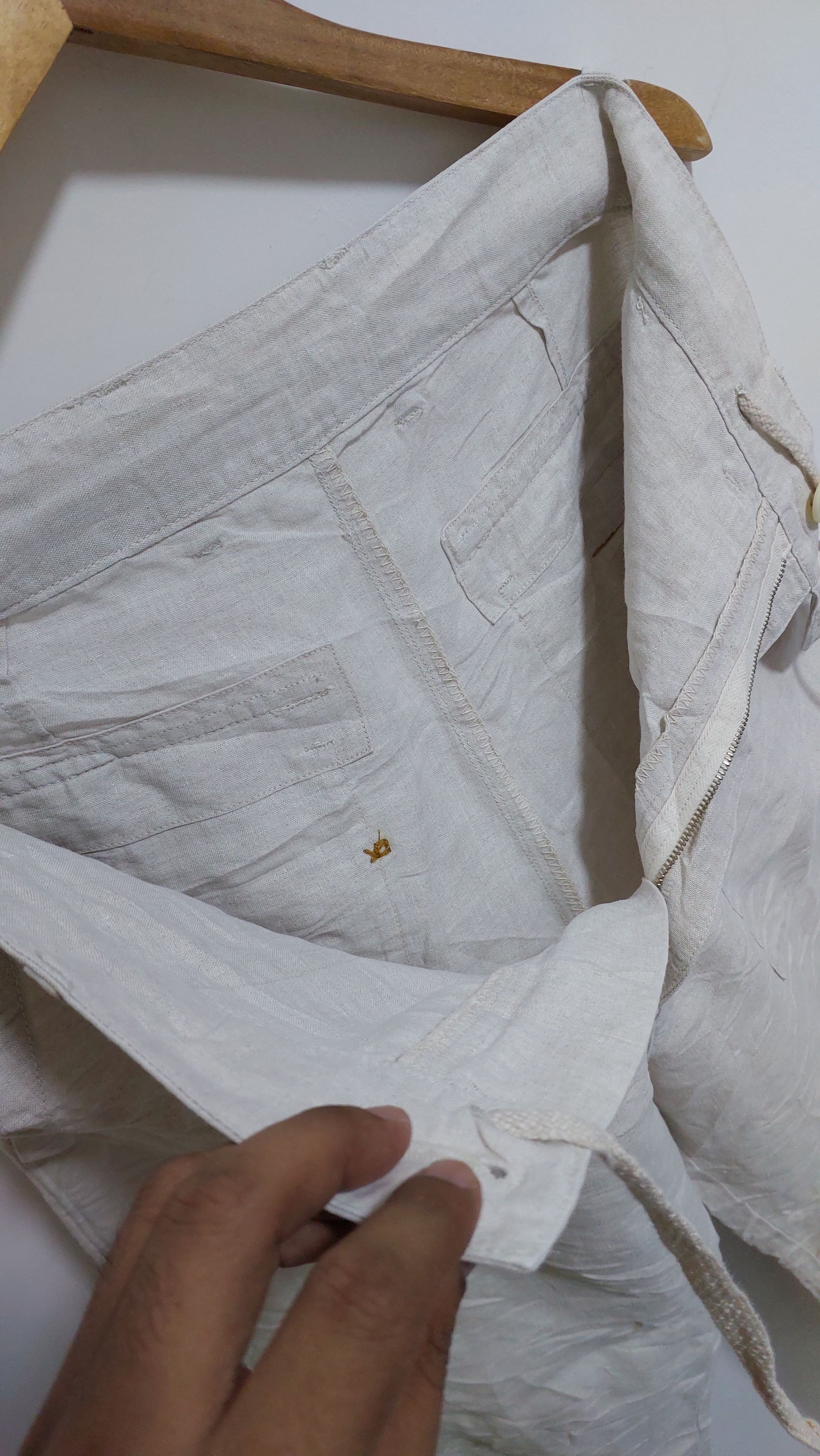 45rpm VINTAGE 45RPM 100% LINEN PANT Size US 28 / EU 44 - 2 Thumbnail