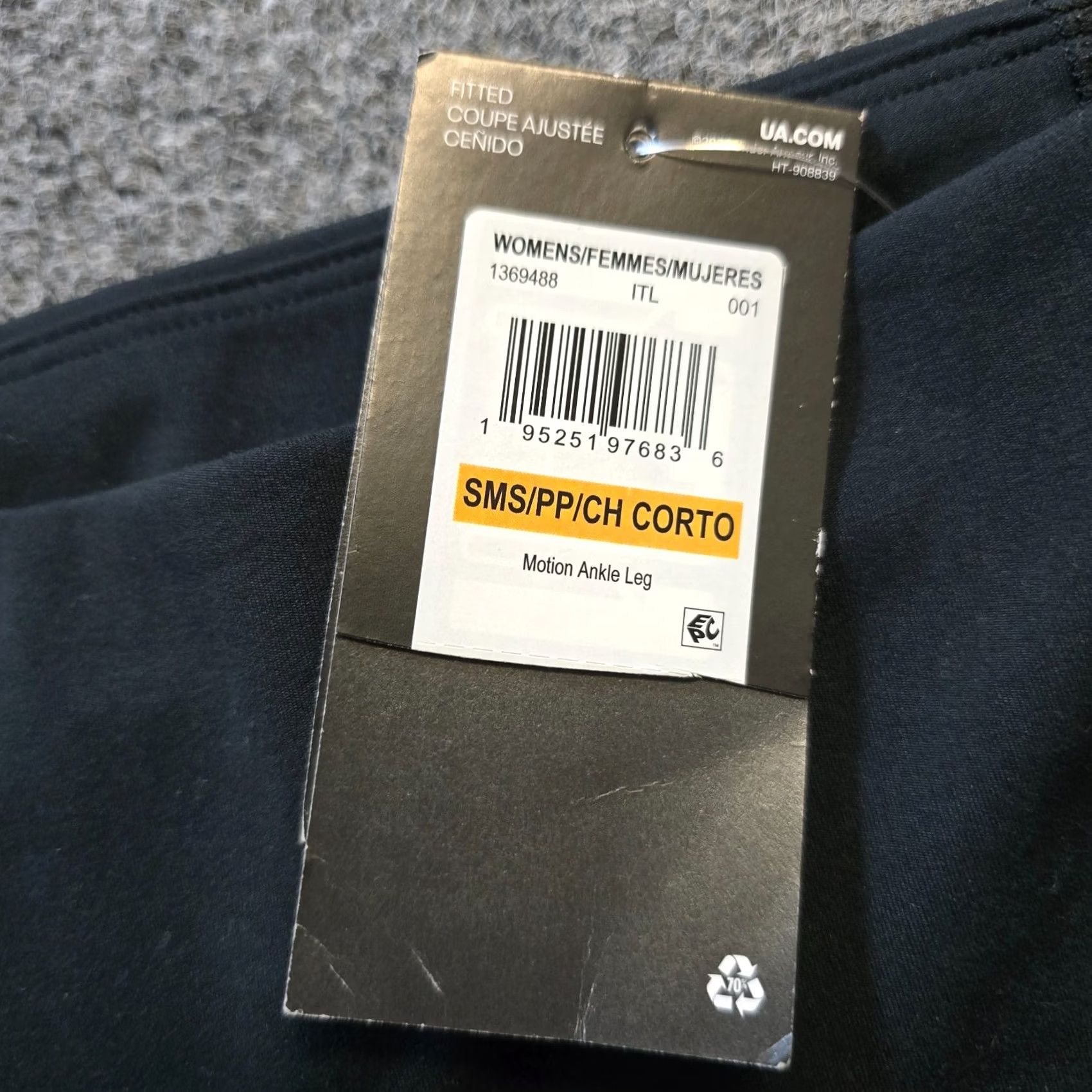 Under Armour Under Armour Pants Womens Size Small Black Motion Ankle Legging Cropped Stretchy Size 28" / US 6 / IT 42 - 5 Thumbnail
