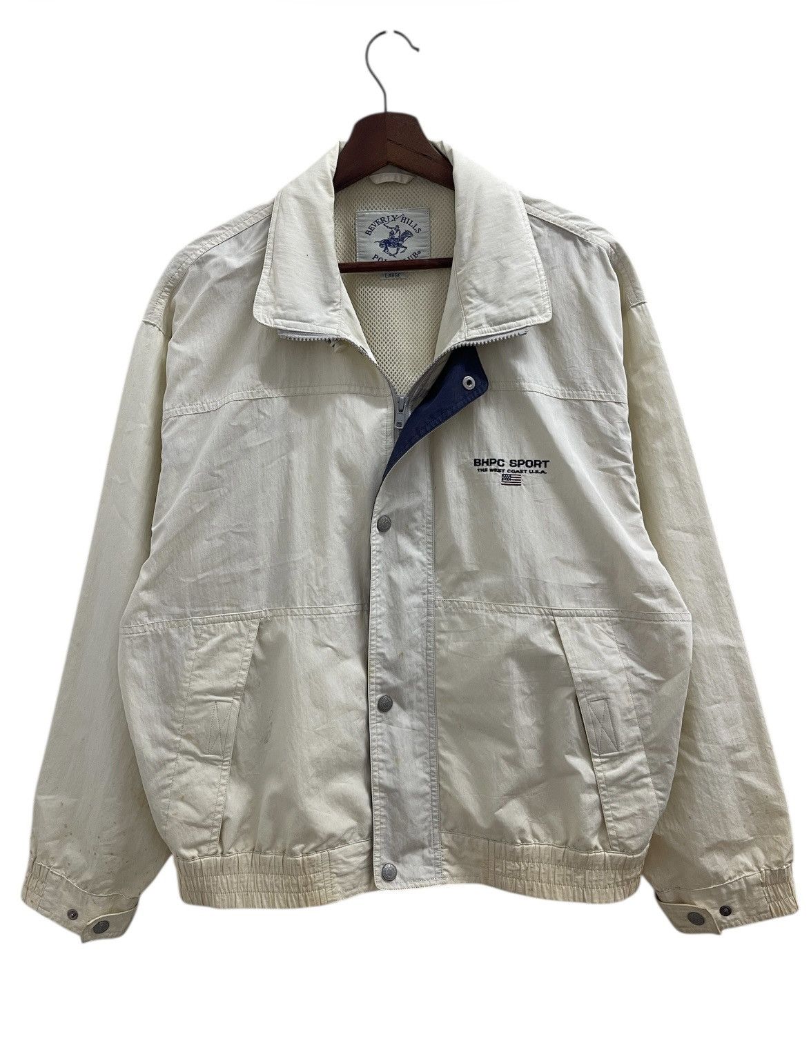Beverly Hills Polo Club Vintage BHPC Sport Bomber Jacket Size US M / EU 48-50 / 2 - 1 Thumbnail