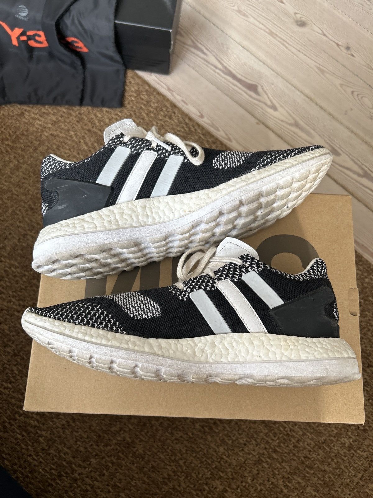 Y-3 Y-3 PureBoost ZG Knit Size US 9.5 / EU 42-43 - 8 Thumbnail