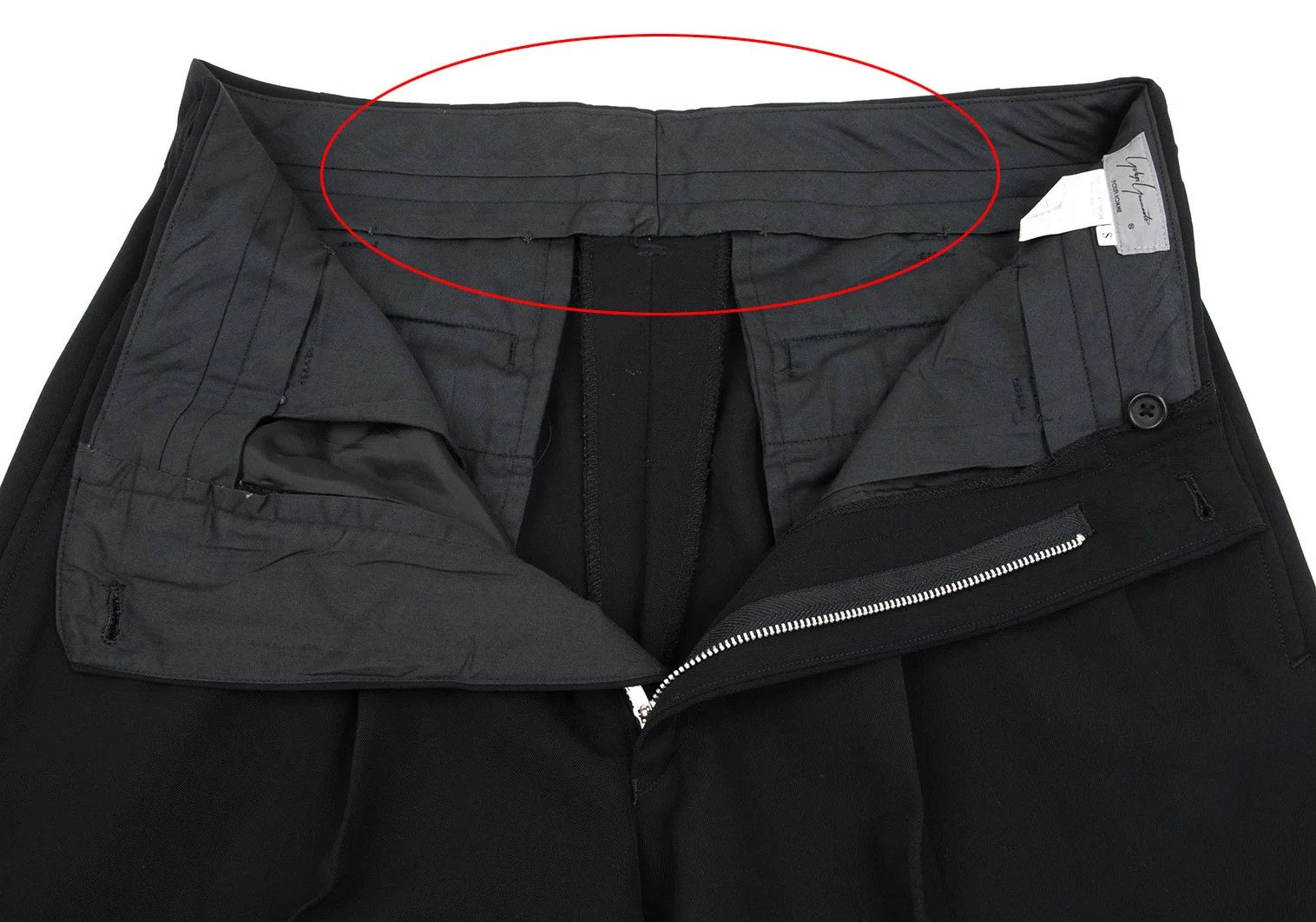 Yohji Yamamoto Yohji Yamamoto Wool Gabardine Trousers Black Size US 30 / EU 46 - 5 Thumbnail