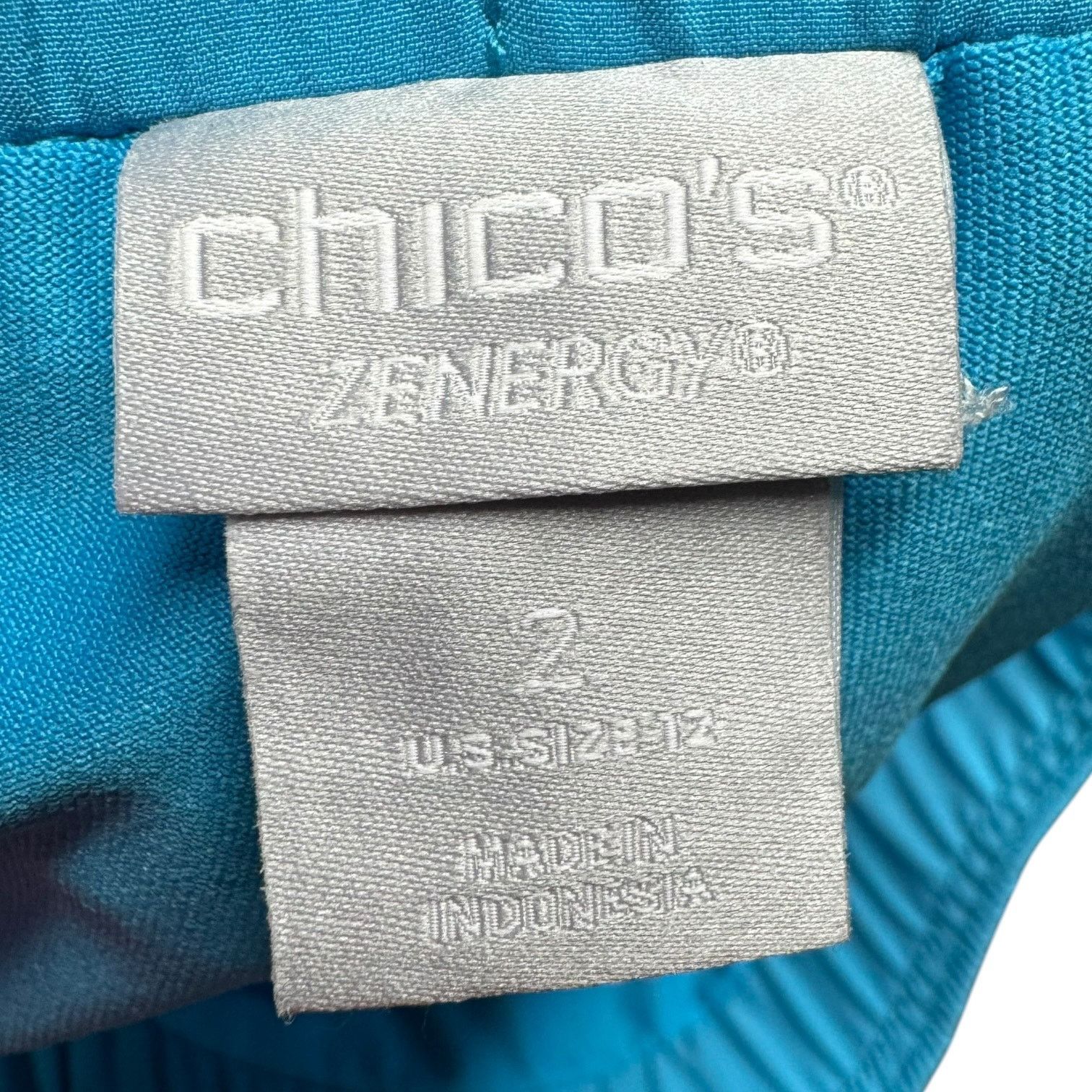 Chicos Chico's Pull-On Skort Blue 12 Size 34" / US 12 / IT 48 - 3 Thumbnail