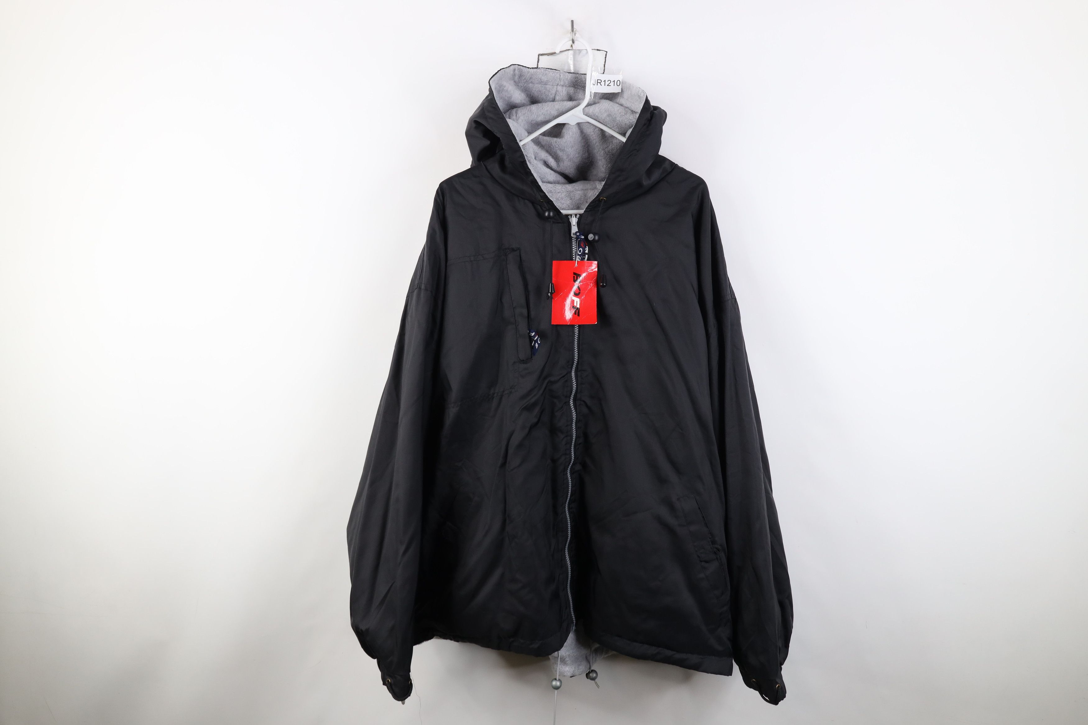 Vintage Deadstock Vintage 90s Streetwear Reversible Hooded Jacket Size US XXL / EU 58 / 5 - 12 Thumbnail