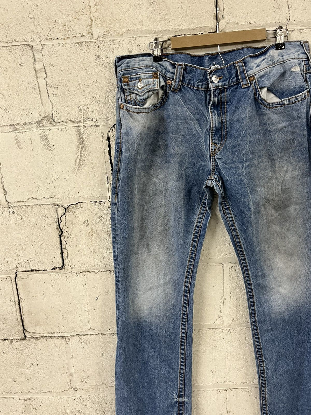 True Religion True religion, baggy y2k denim Chief Keef streetwear hype Size US 38 / EU 54 - 12 Thumbnail